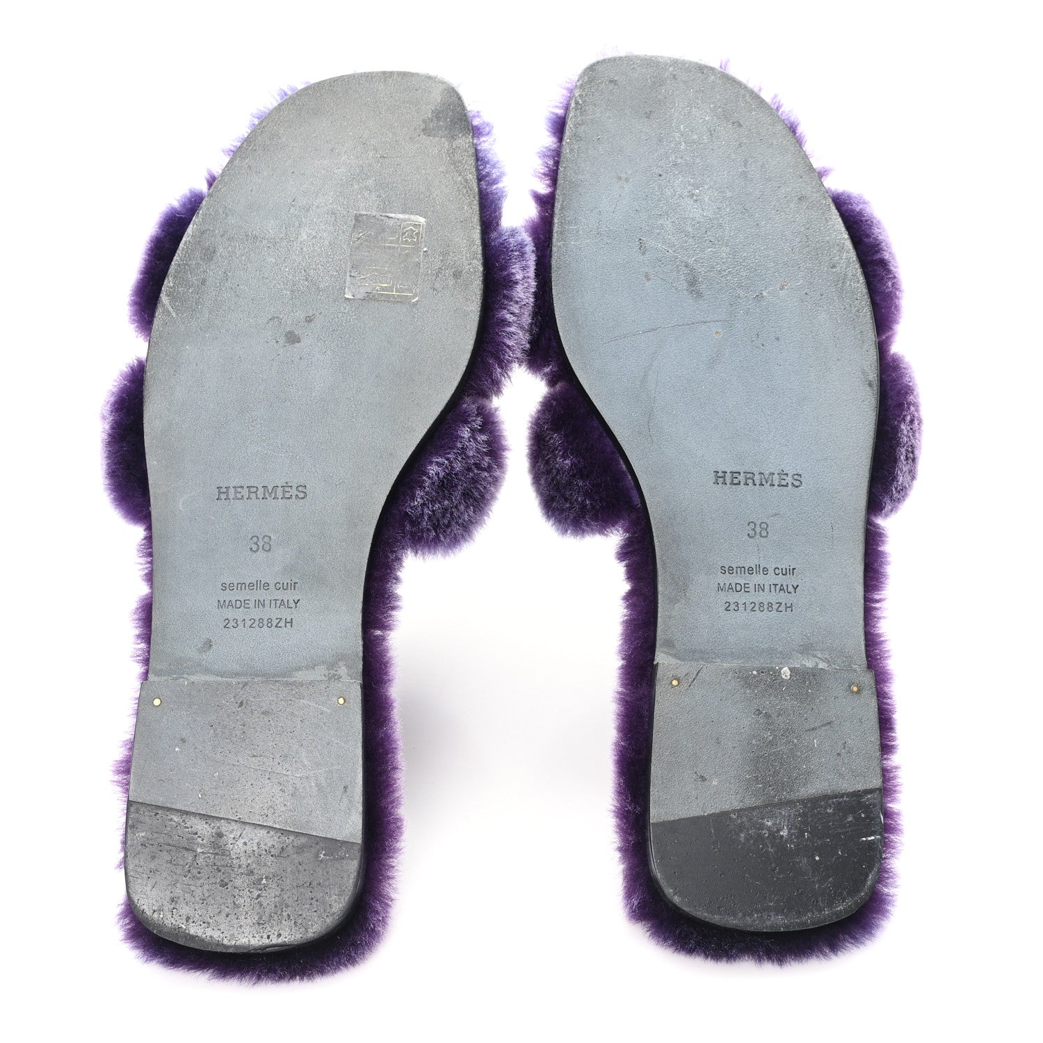 Woolskin Oran Sandals 38 Violet Fonce