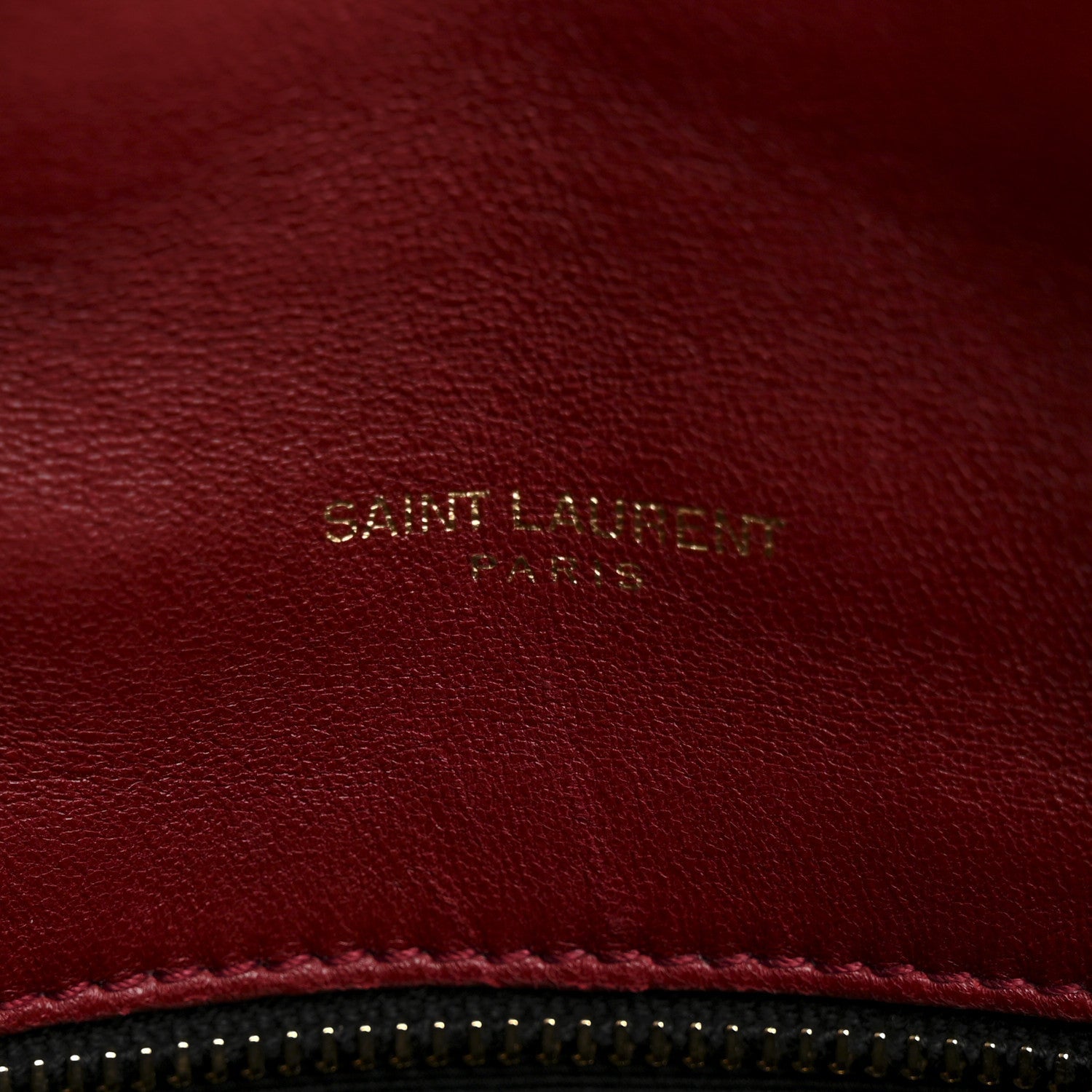 Lambskin Quilted Toy Loulou Puffer Monogram Chain Satchel Red