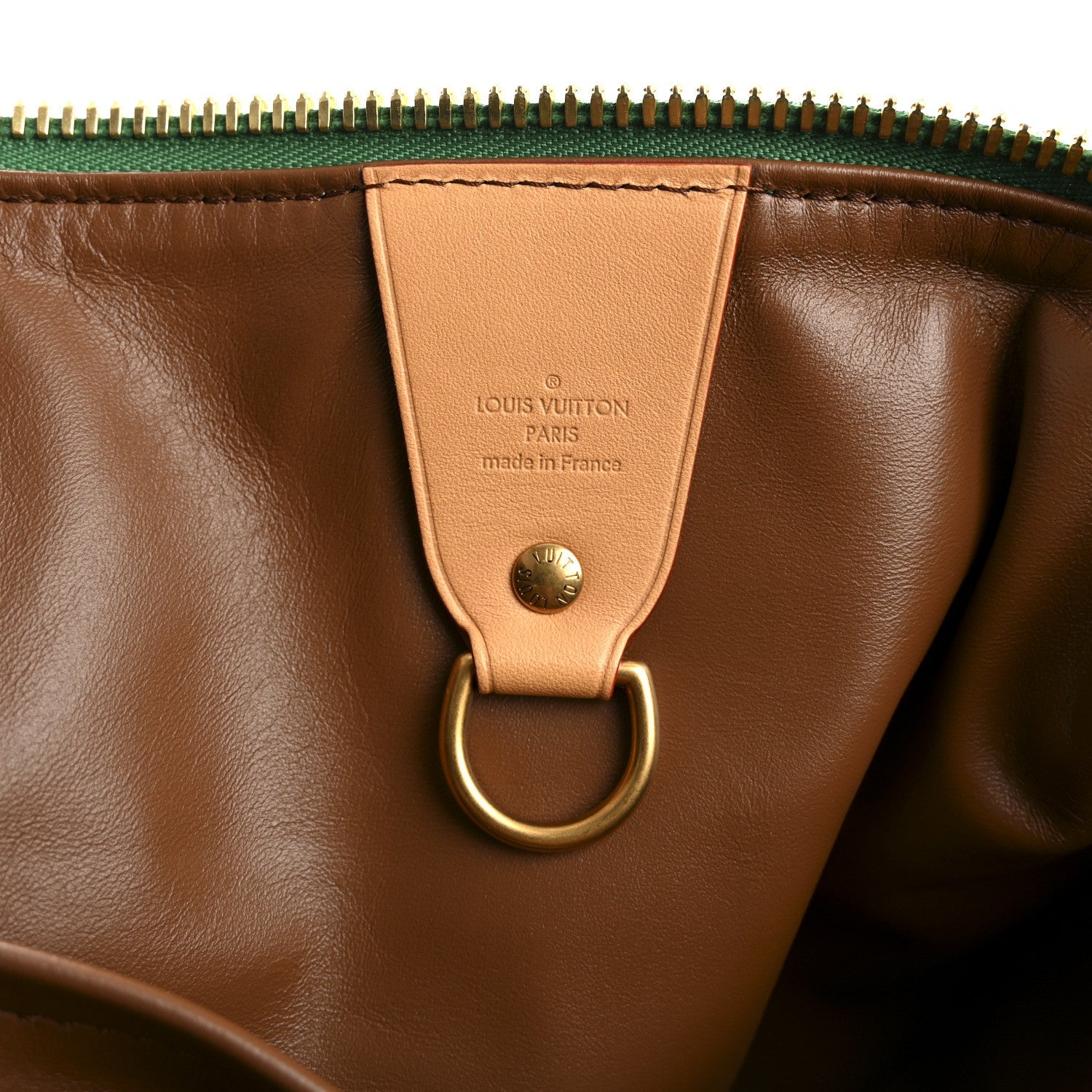 Calfskin Monogram Speedy P9 Bandouliere 50 Green
