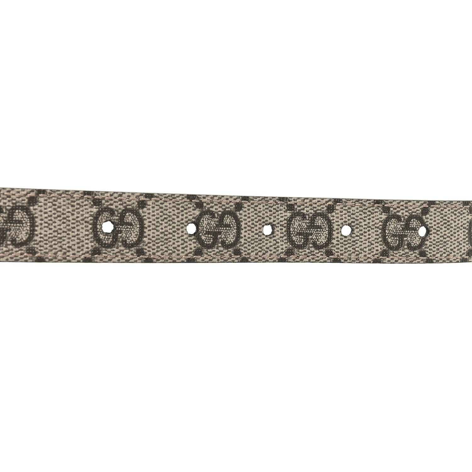 Calfskin GG Supreme Monogram Double G Reversible 20mm Belt 95 38 Beige Ebony