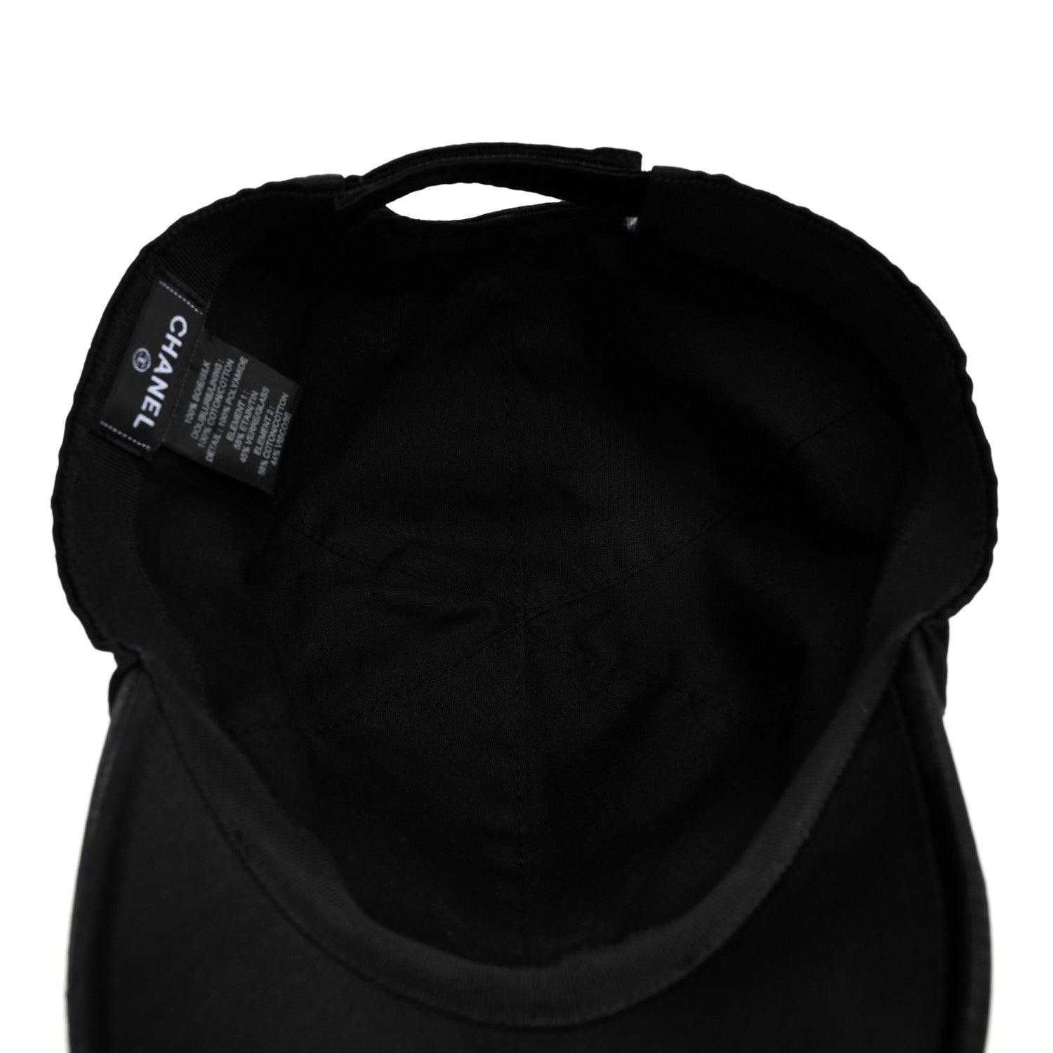 Silk Pearl CC Cap Hat Black