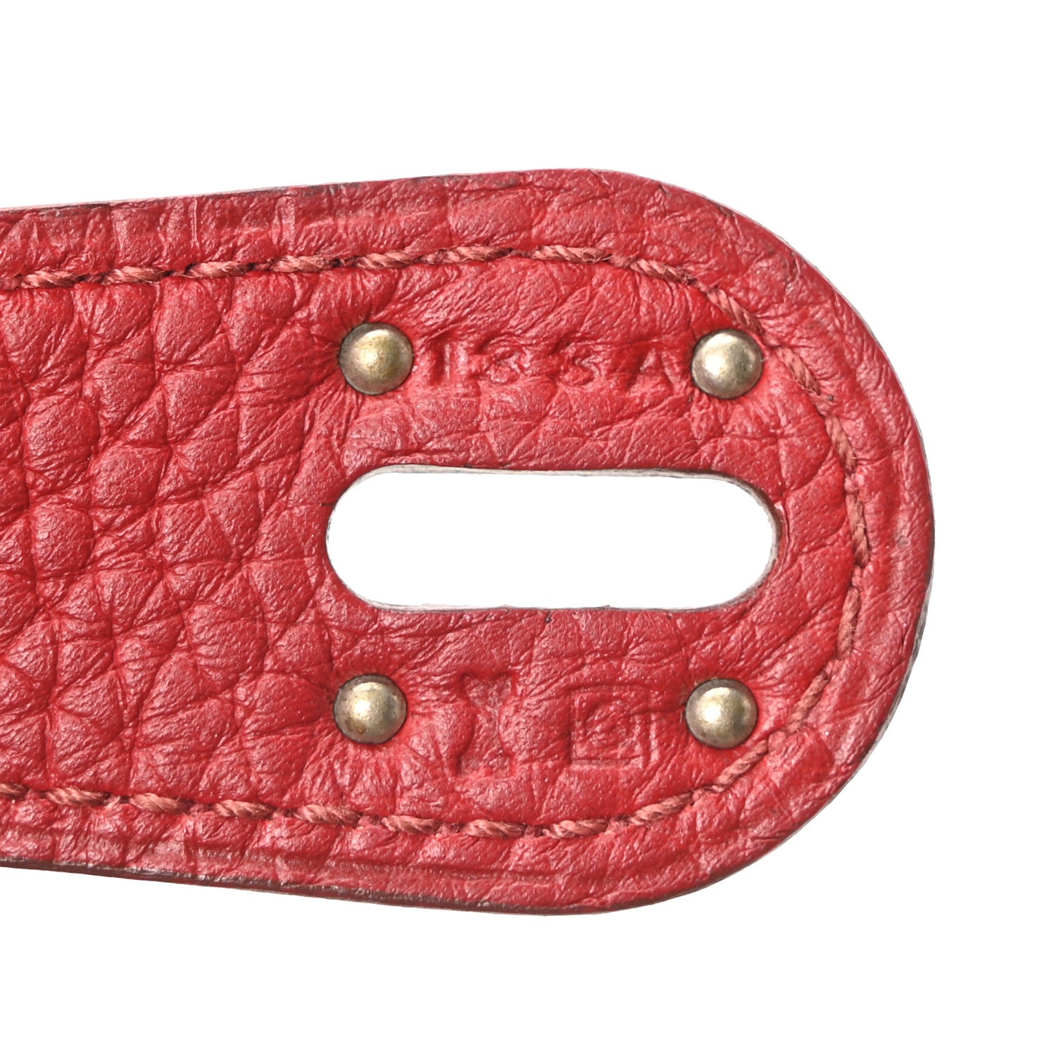 Taurillon Clemence Lindy 34 Rouge Garance
