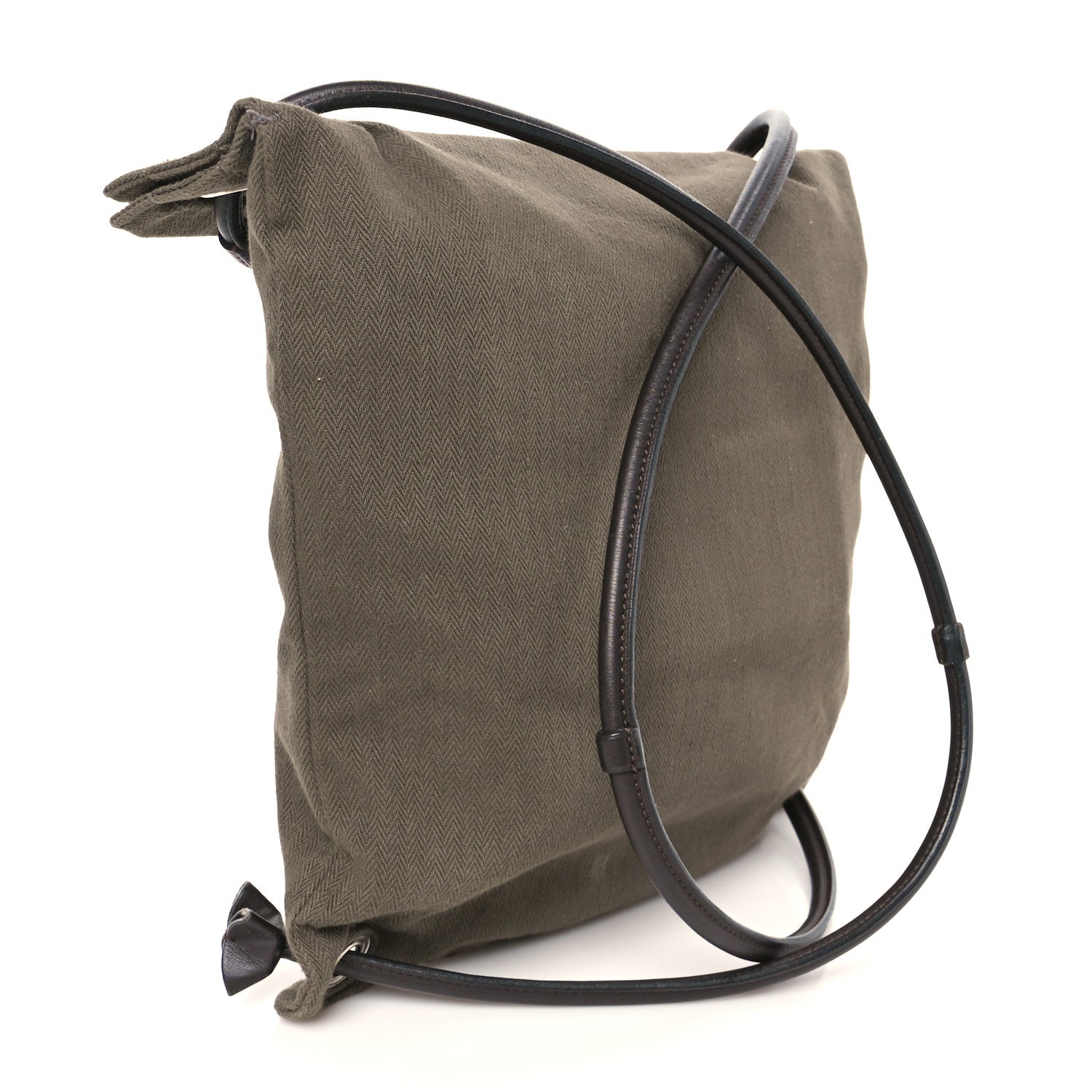 Herringbone Canvas Swift Maline Bag Kaki Ebene