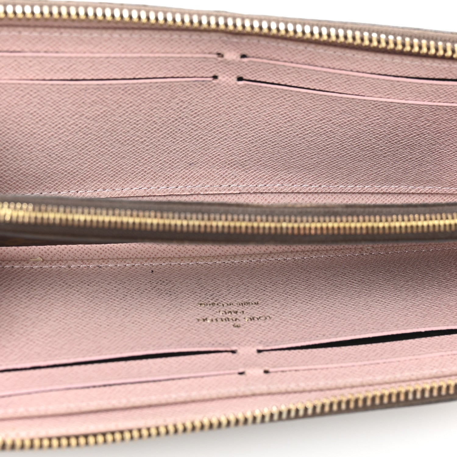 Monogram Clemence Wallet Rose Ballerine