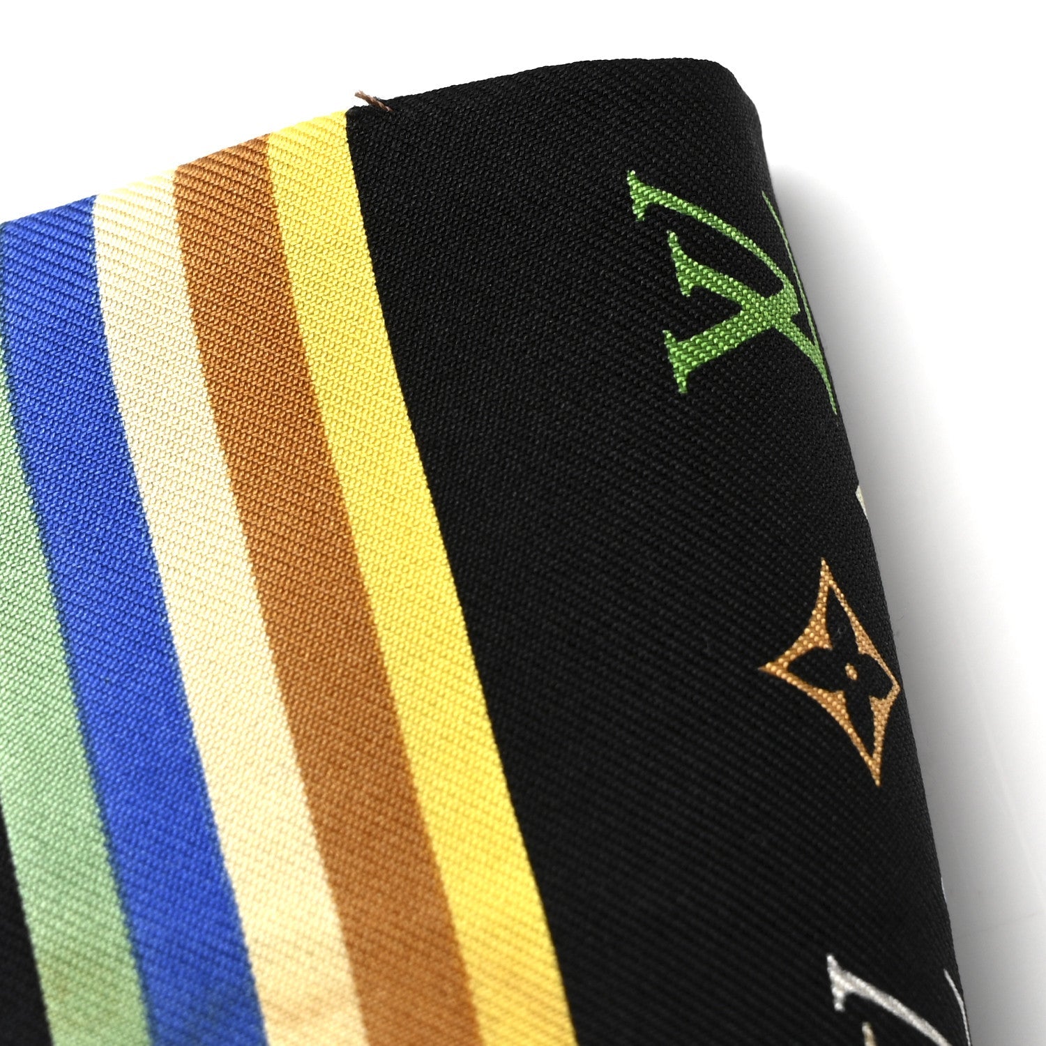 LV X TM Silk Monogram Multicolor Bandeau Black