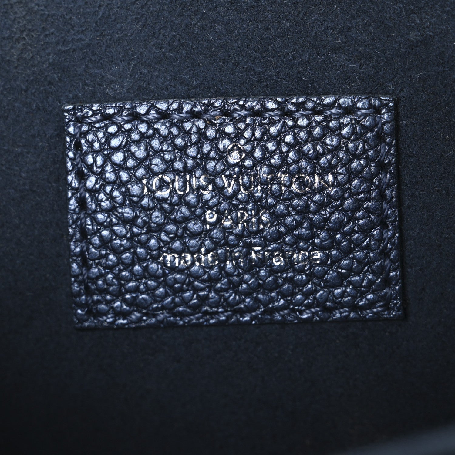 Metallic Empreinte Monogram Giant Pochette Metis Navy Nacre