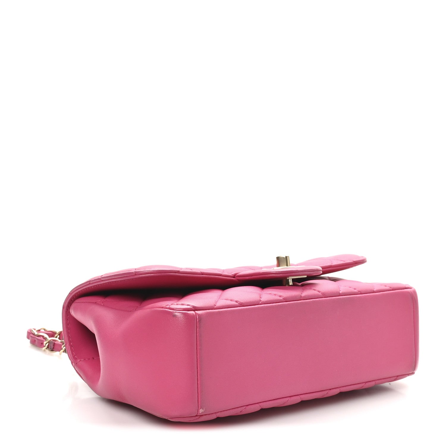 Lambskin Quilted Mini Mademoiselle Chic Flap Pink