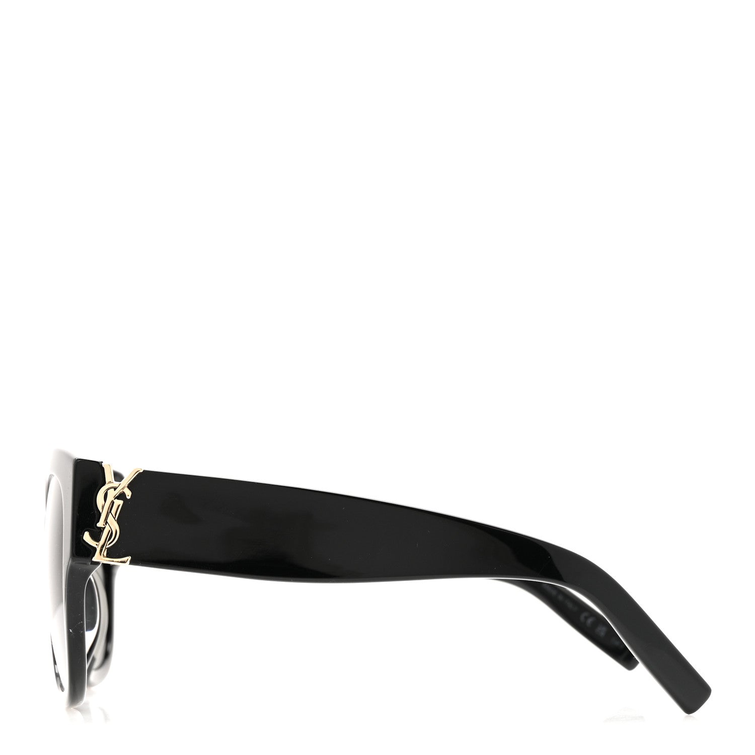 Acetate Cateye Sunglasses SL M95 F Black