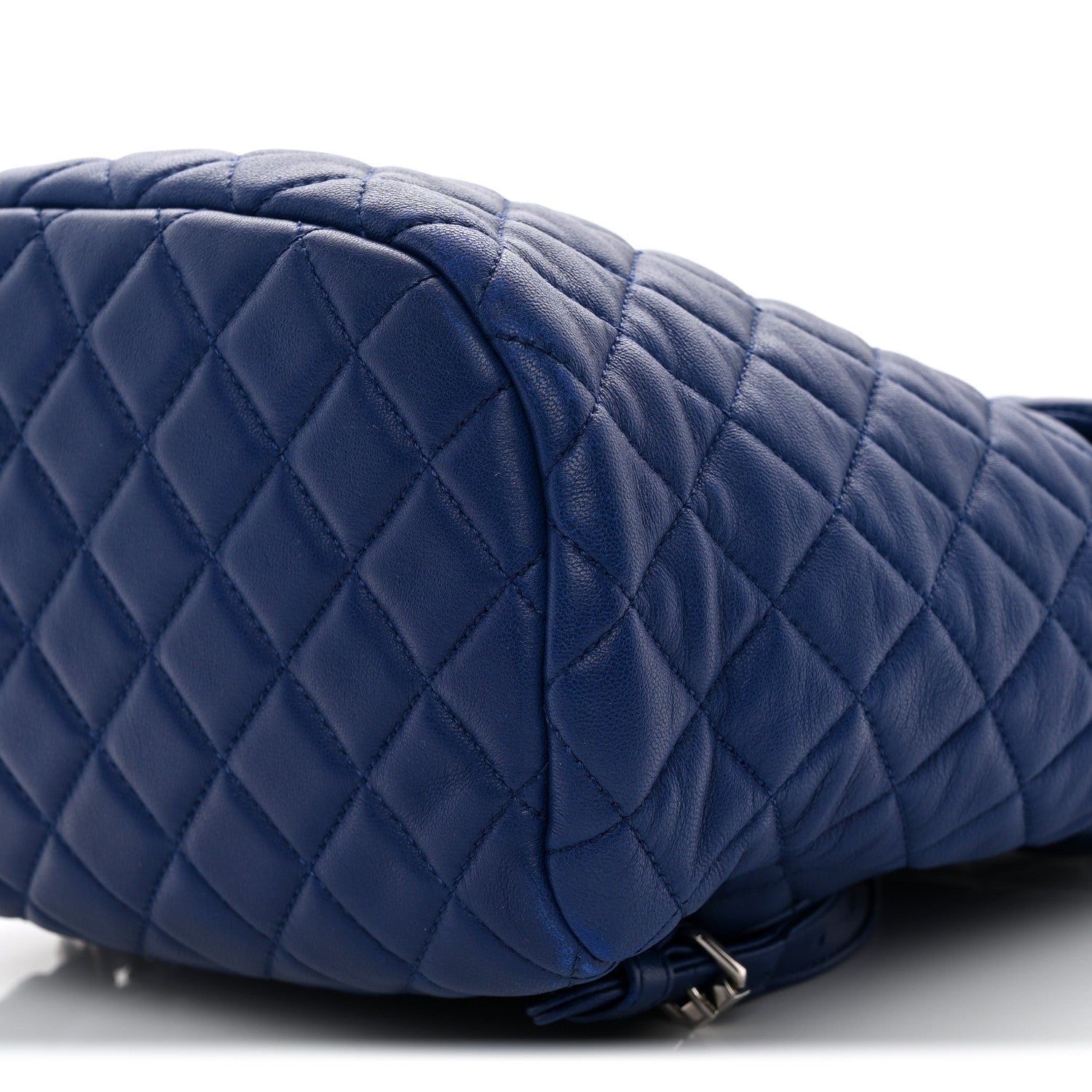 Lambskin Quilted Small Urban Spirit Backpack Blue