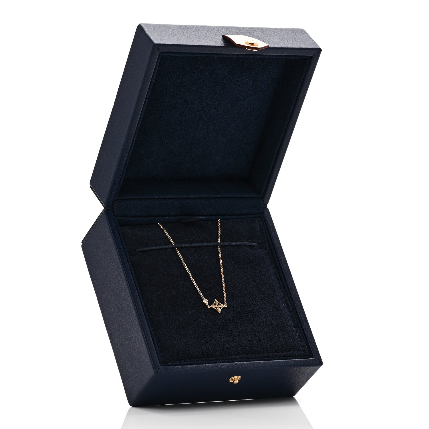 18K Yellow Gold Diamond Idylle Blossom Pendant Necklace