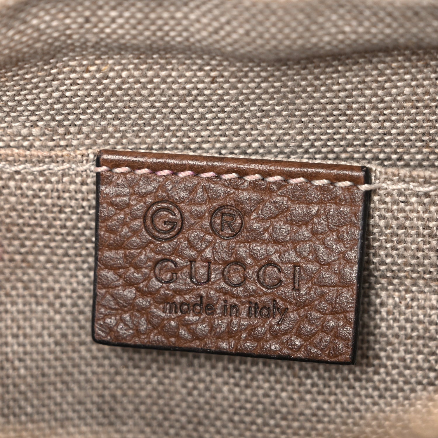 Monogram Mini Bree Messenger Bag Beige Tabacco