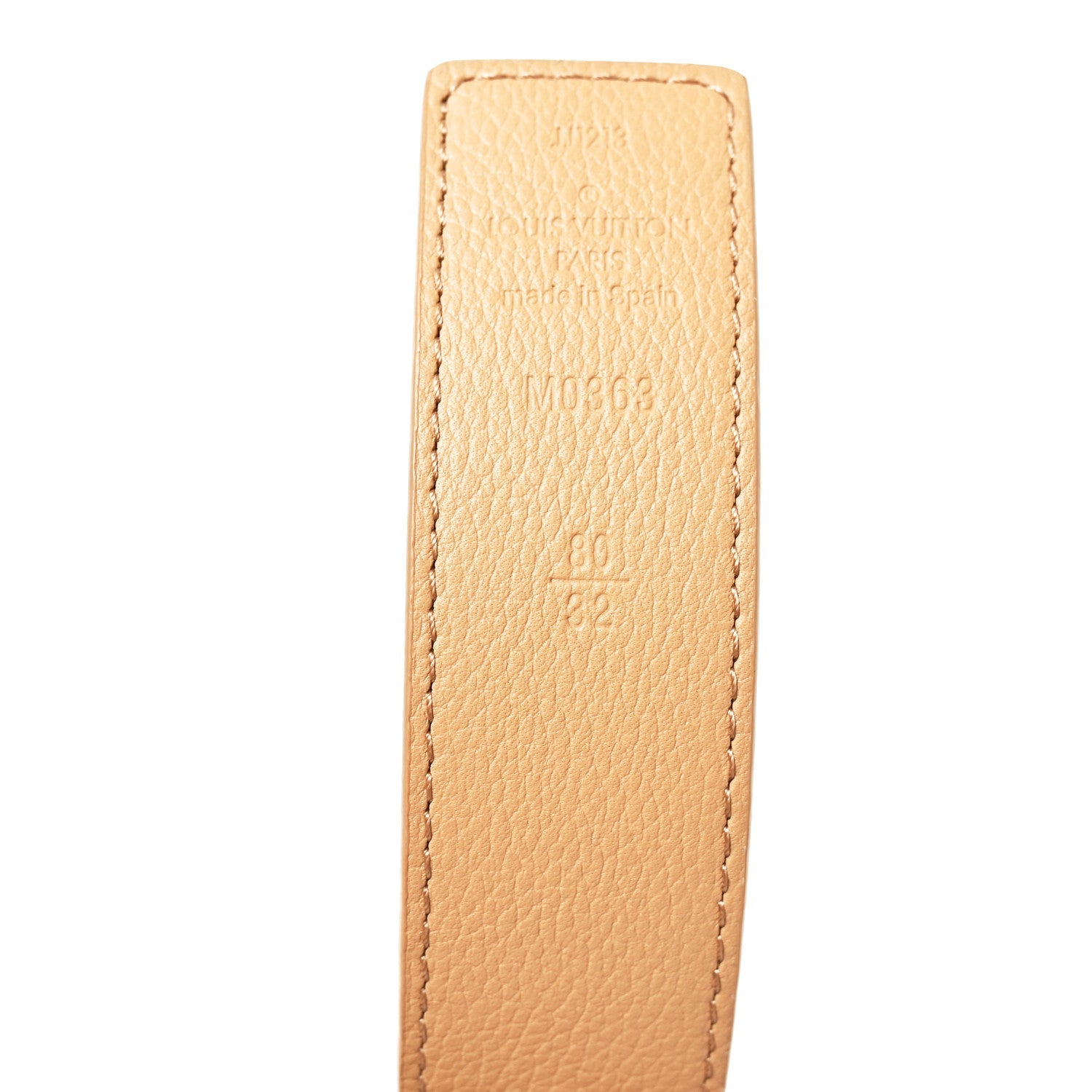 Monogram Calfskin 30mm LV Initiales Reversible Belt 80 32 Arizona