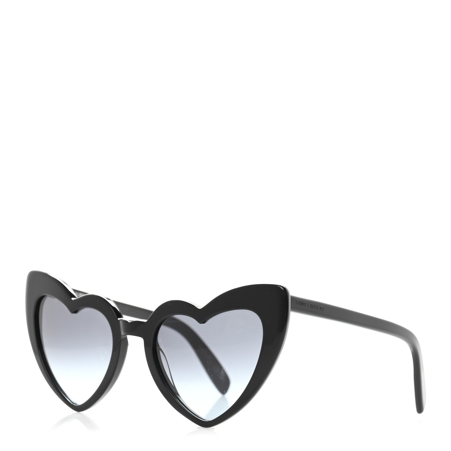Acetate Heart Frame Loulou SL181 Sunglasses Black