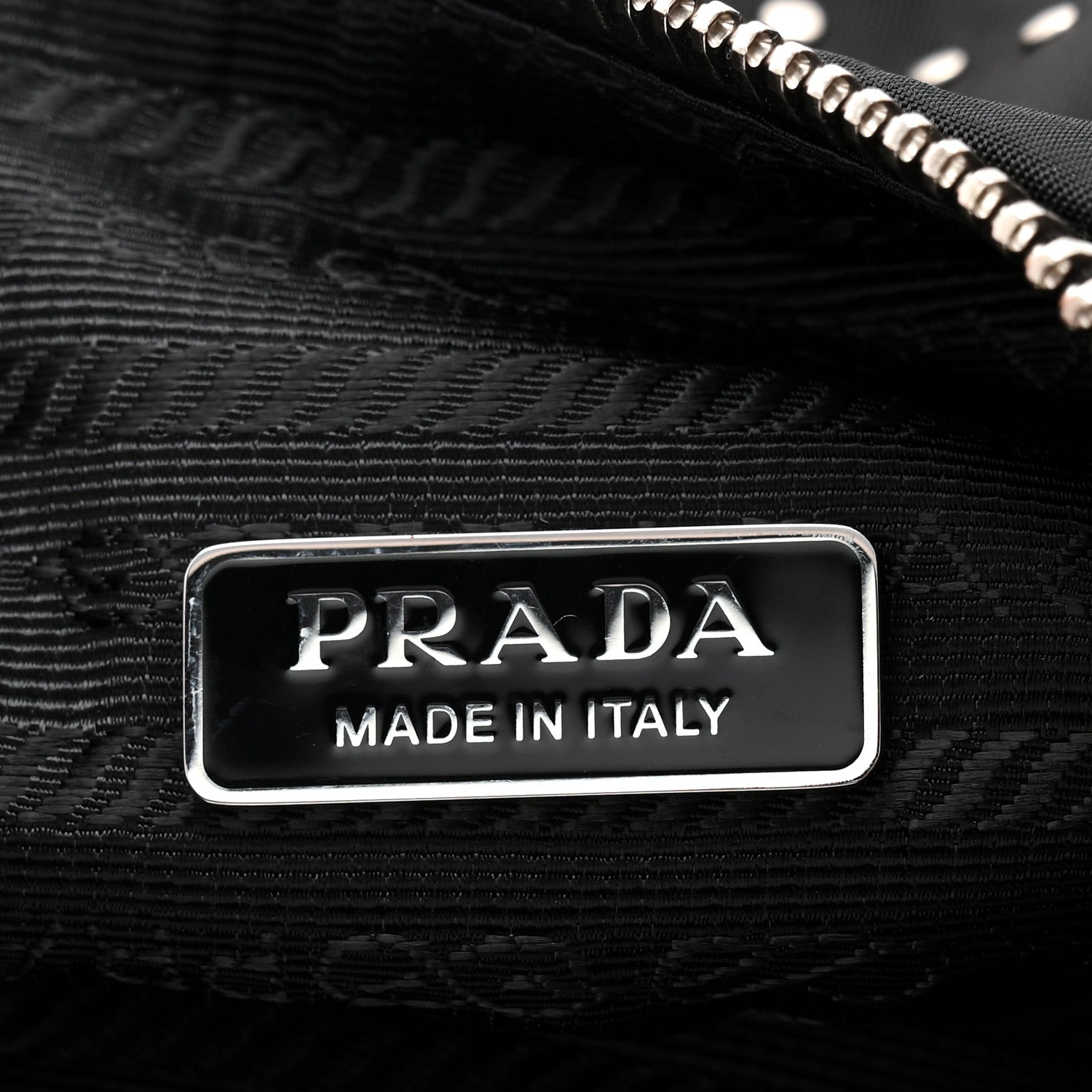 Re-Nylon Vela Studs Mini Re-Edition 2000 Bag Black