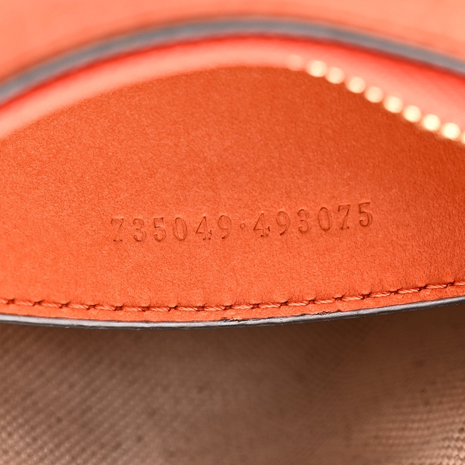 Calfskin GG Matelasse Chain Handbag Deep Orange Natural