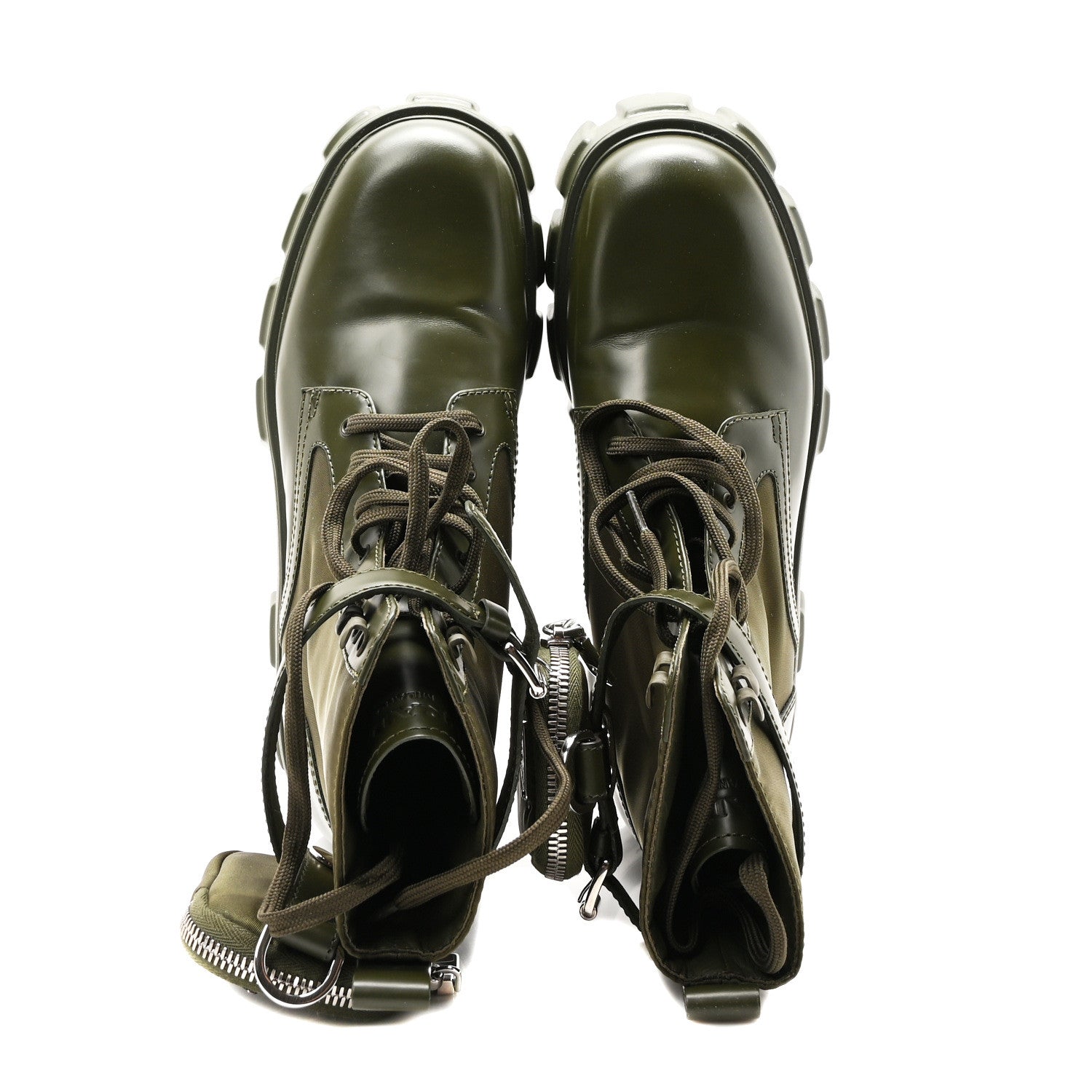Spazzolato Rois Re-Nylon Metal Triangle Logo Monolith Pouch Pocket 55mm Boots 41 Militare