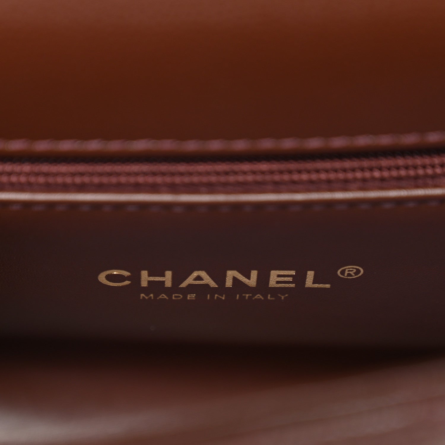 Caviar Quilted Extra Mini Coco Handle Flap Dark Brown