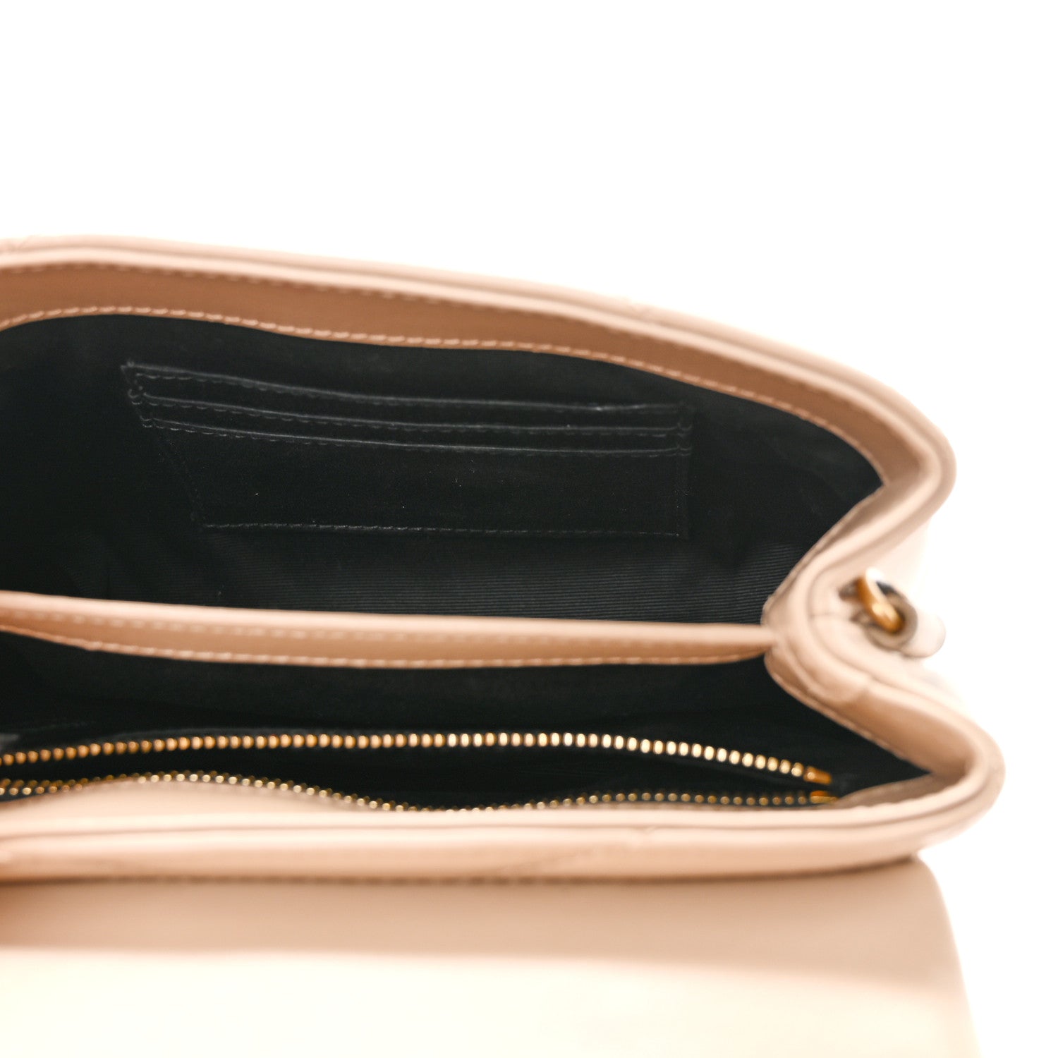 Calfskin Y Quilted Monogram Toy Loulou Crossbody Bag Dark Beige