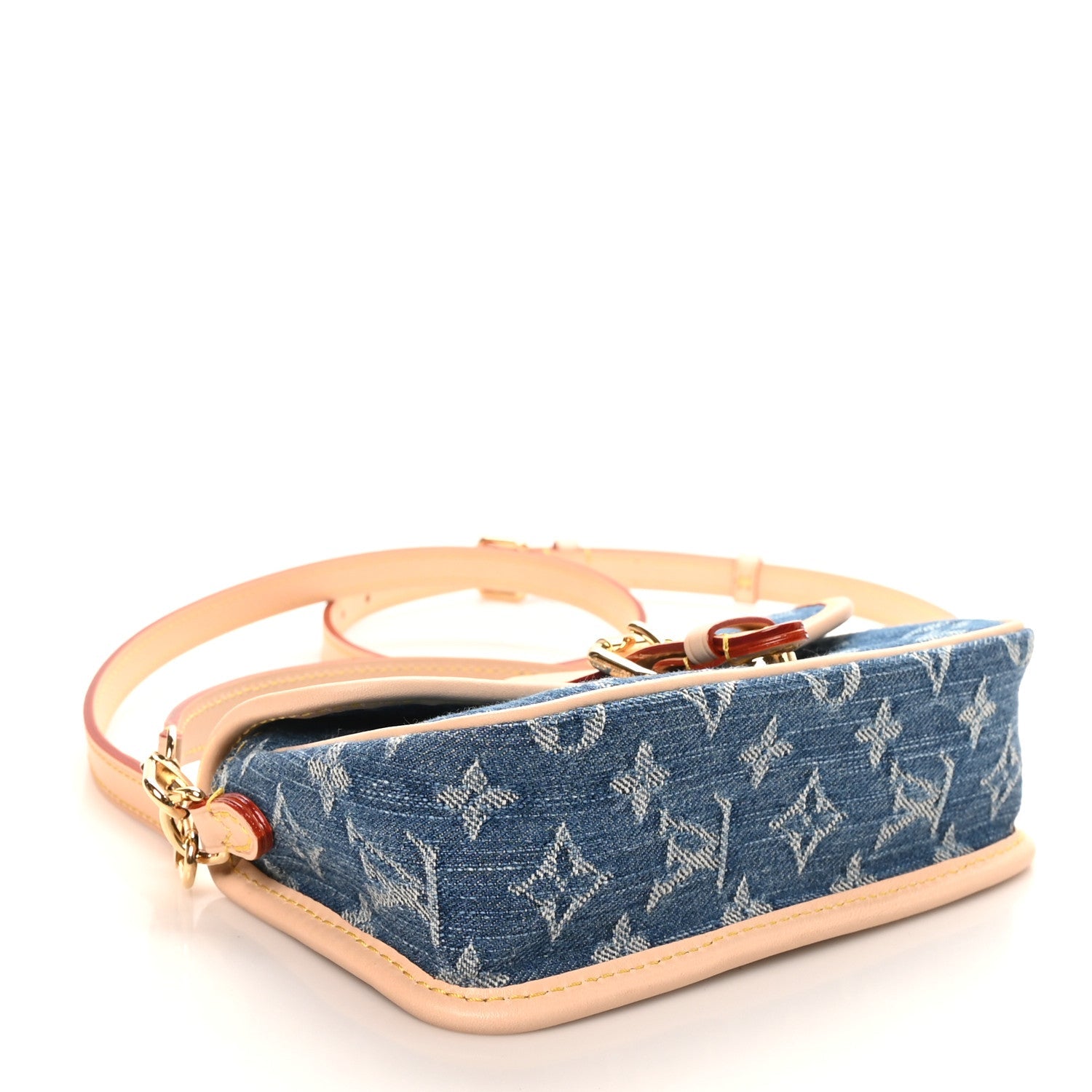 Monogram Denim Nano Diane Blue