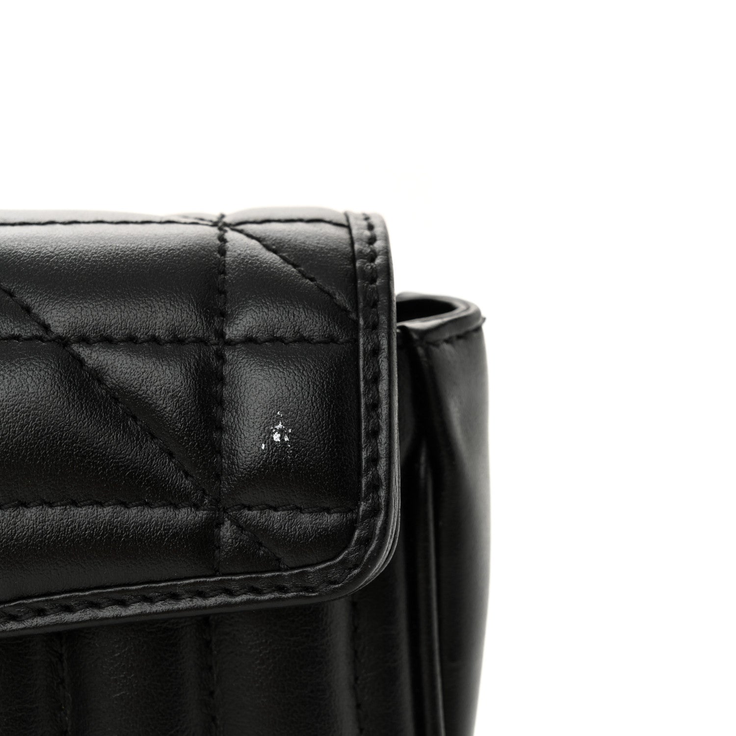 Calfskin Matelasse Aria Super Mini GG Marmont Shoulder Bag Black