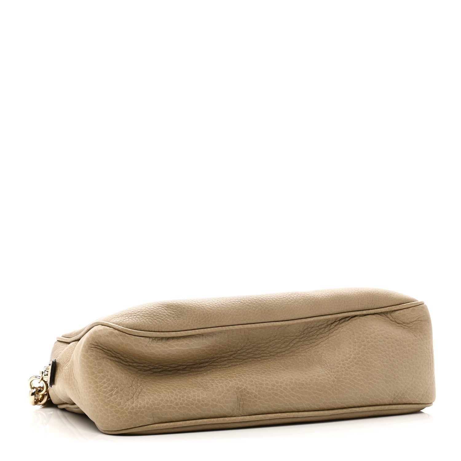 Pebbled Calfskin Small Soho Bowler Camelia