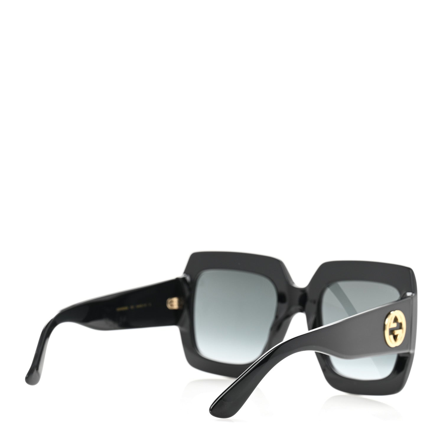 Acetate Square Frame Sunglasses GG0053SN Black