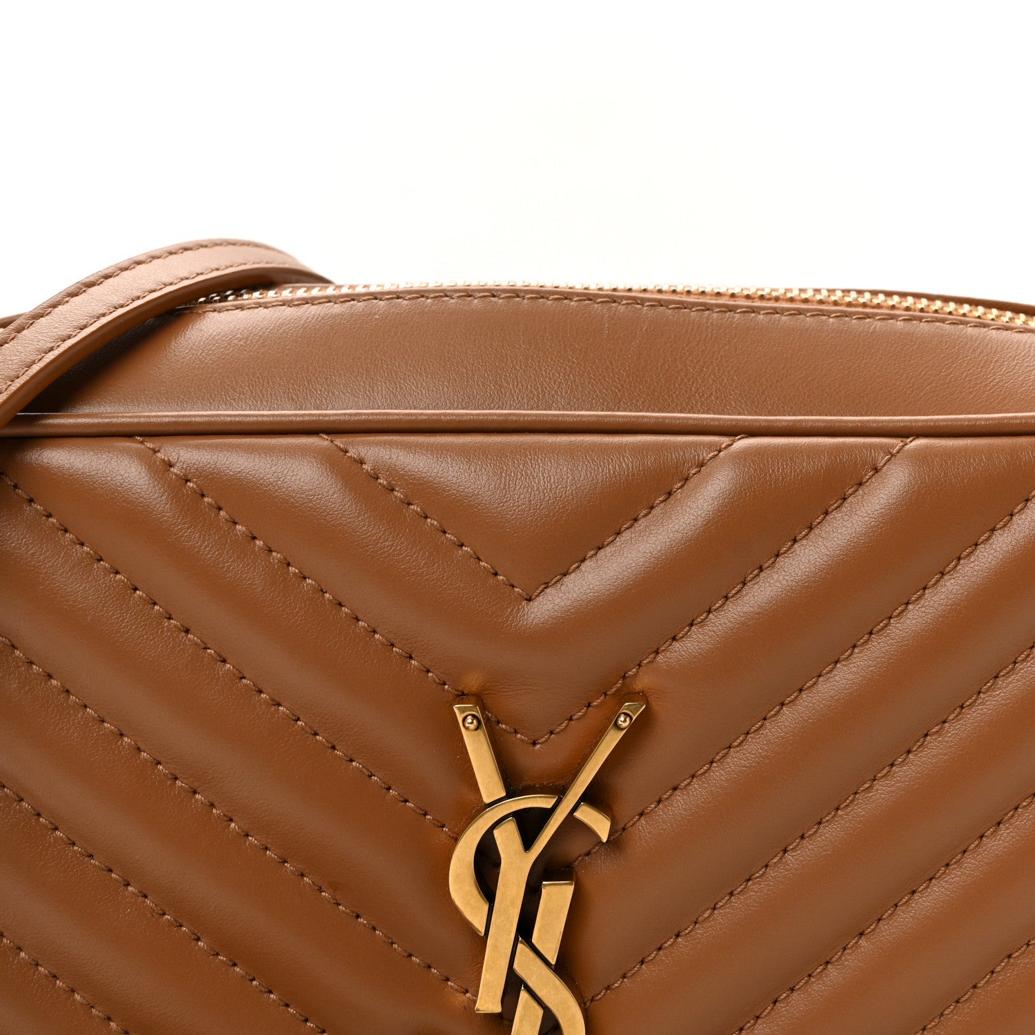 Calfskin Matelasse Monogram Lou Camera Bag Cinnamon