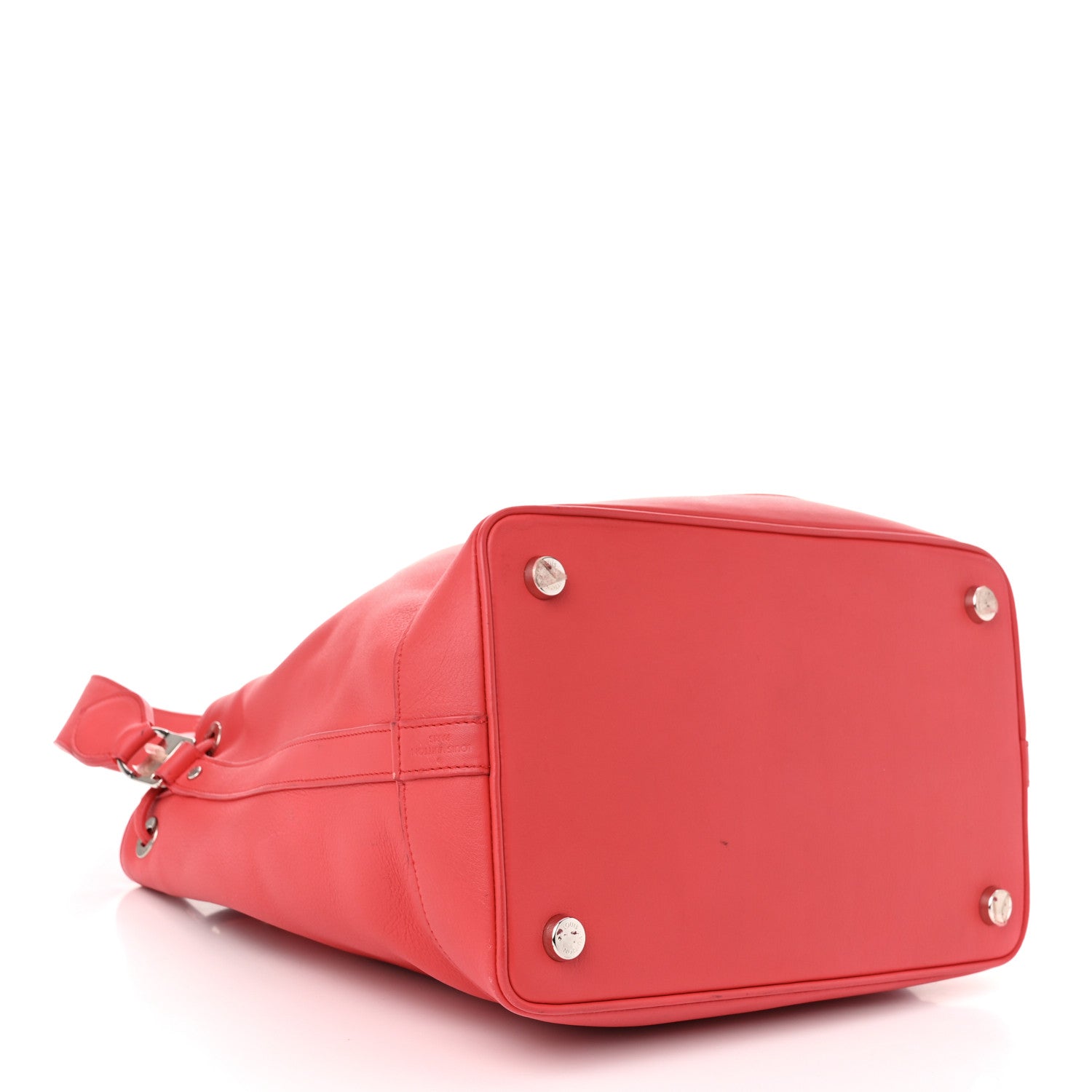 Calfskin Bucket Bag  Dark Pink