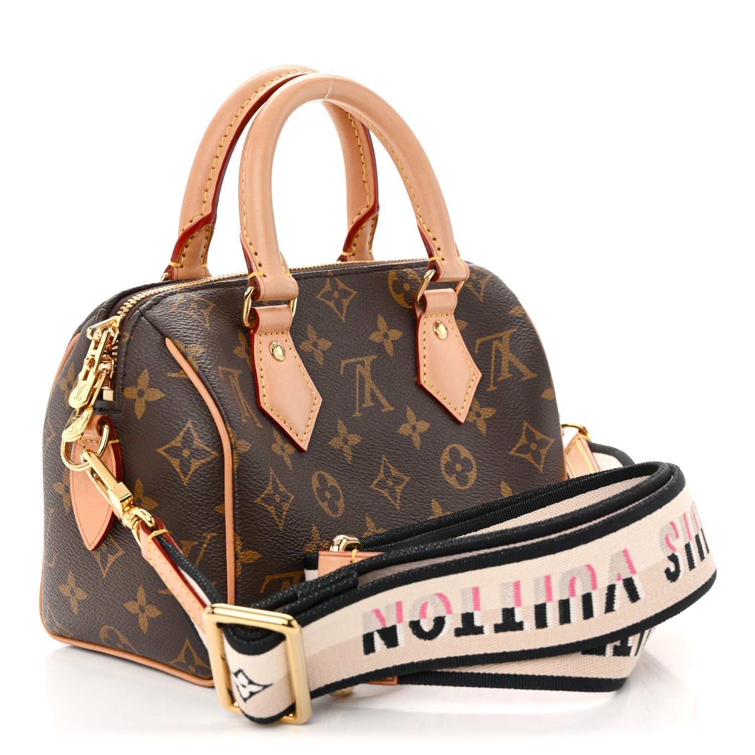 Monogram Speedy Bandouliere 20 Black