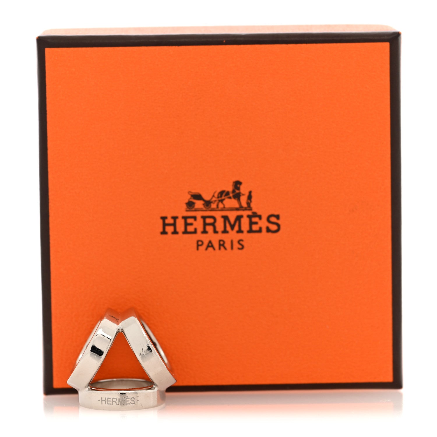 Palladium Trio Mini Scarf Ring