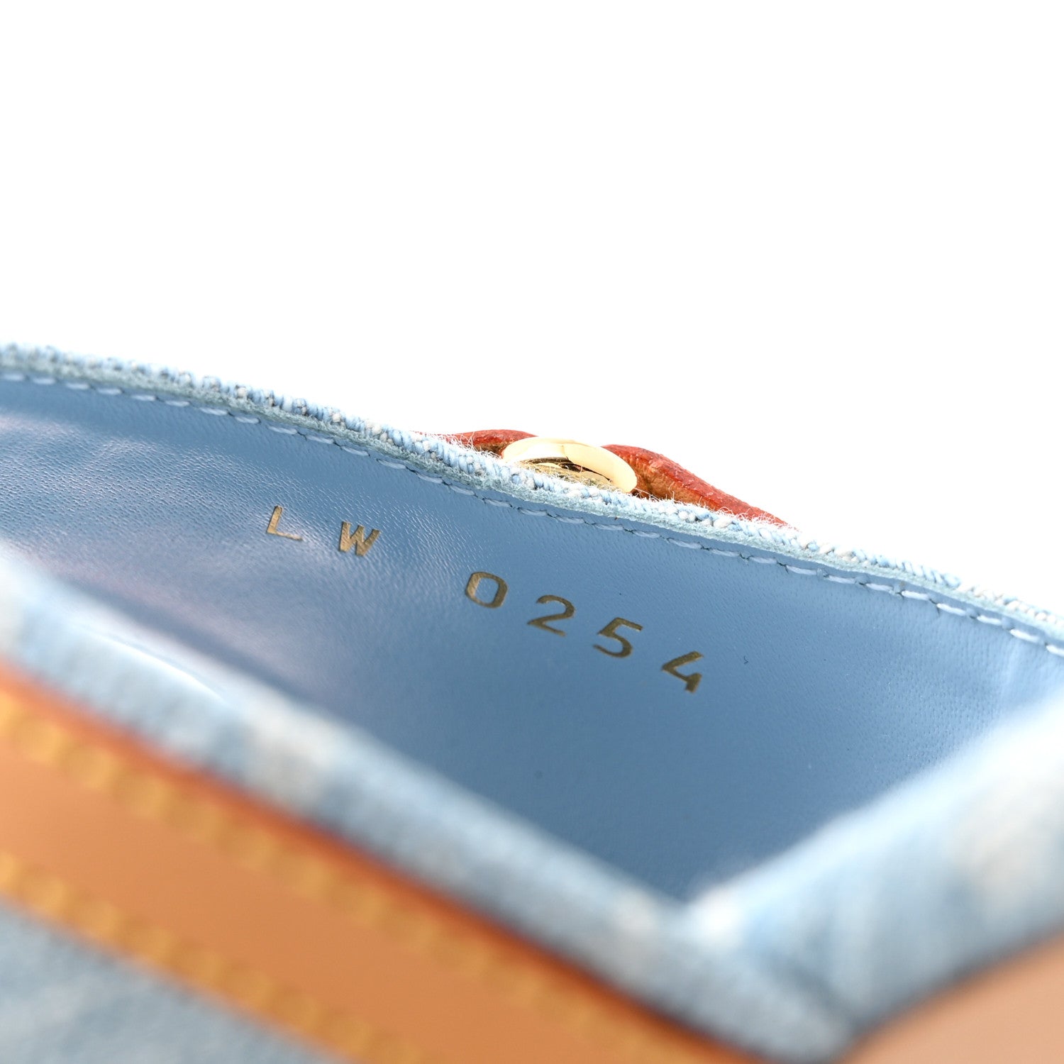 Denim Monogram Neo Revival Mules 39 Light Blue