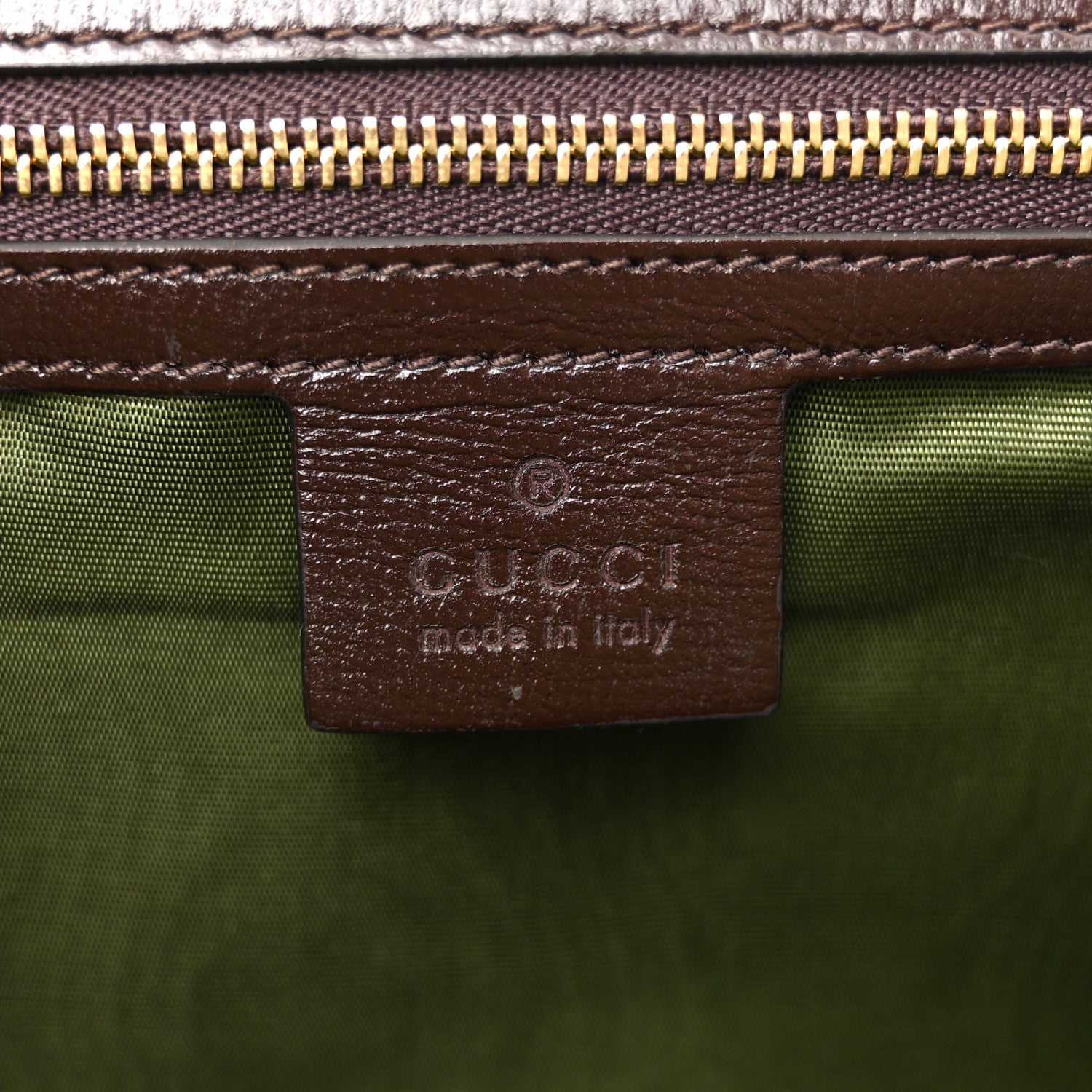 Suede Medium Torchon GG Ring Shoulder Bag Reflex Brown