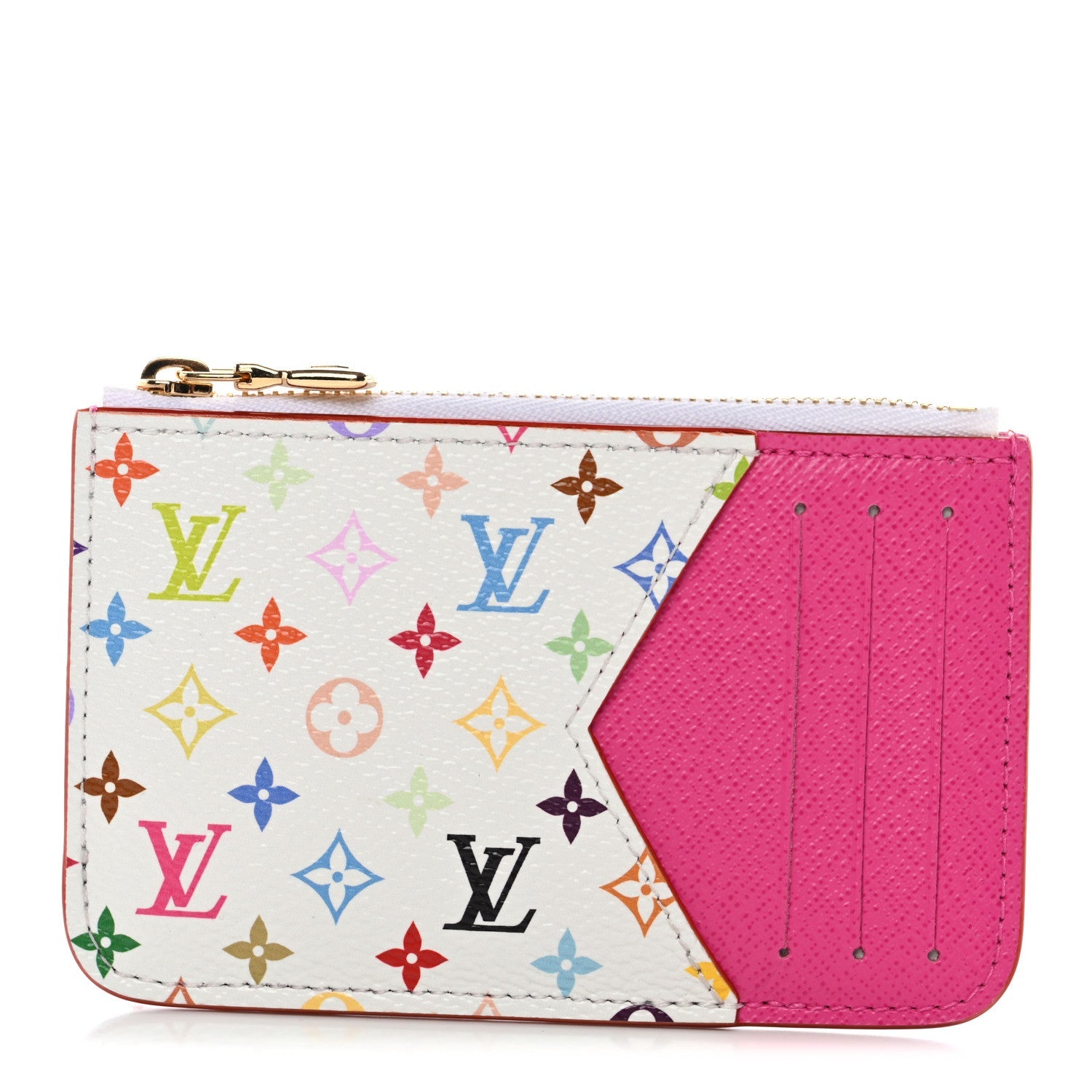 LV X TM Monogram Romy Card Holder Kawaii Pink