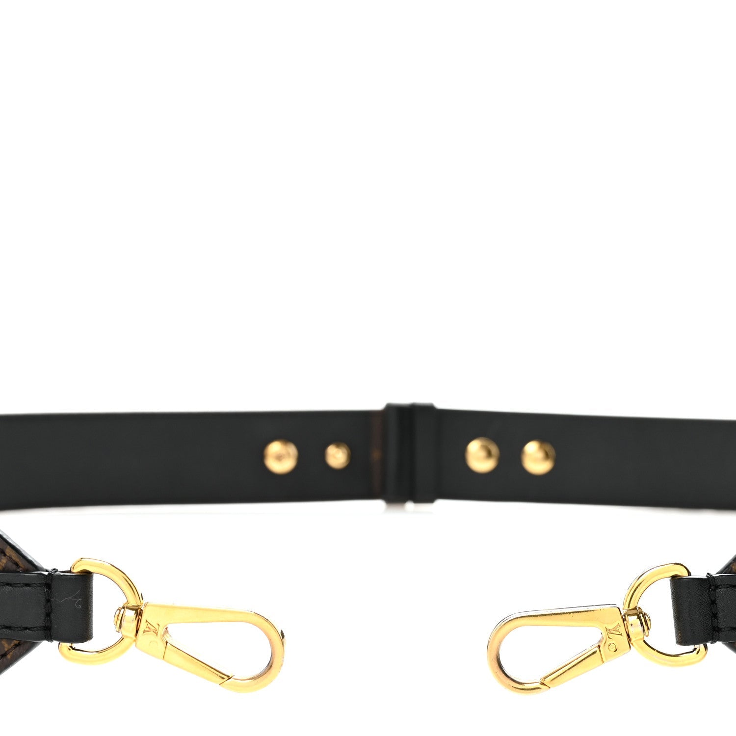 Monogram Adjustable Bandouliere Shoulder Strap Black