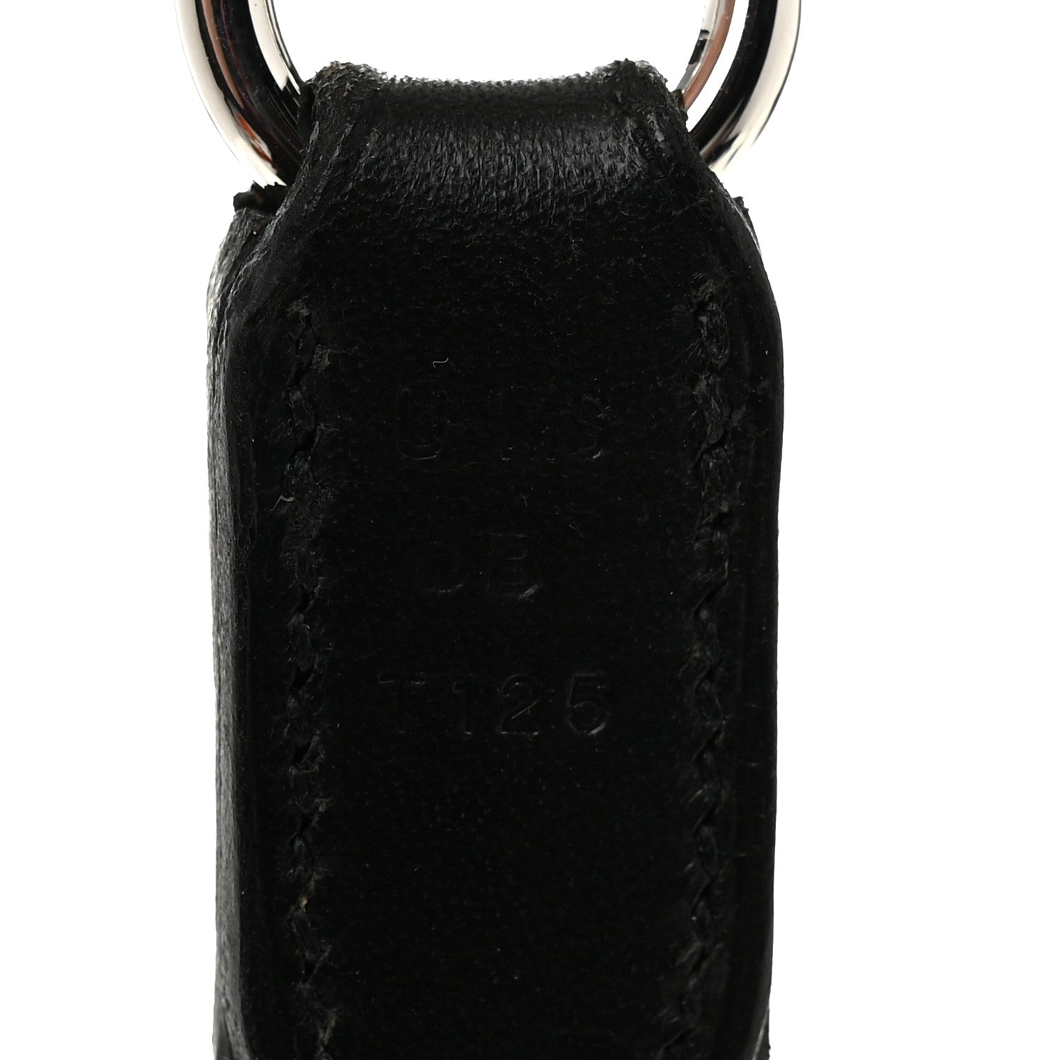 Natural Bridle Punch Dog Leash Black