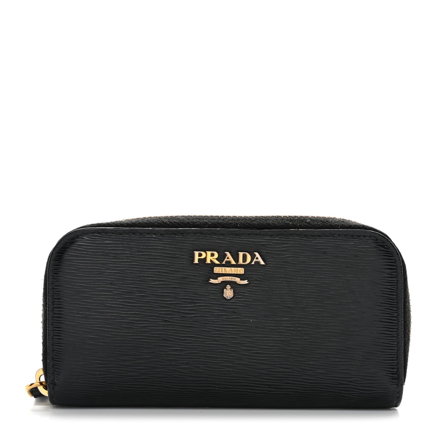 Vitello Move Zip Around 6 Key Holder Black