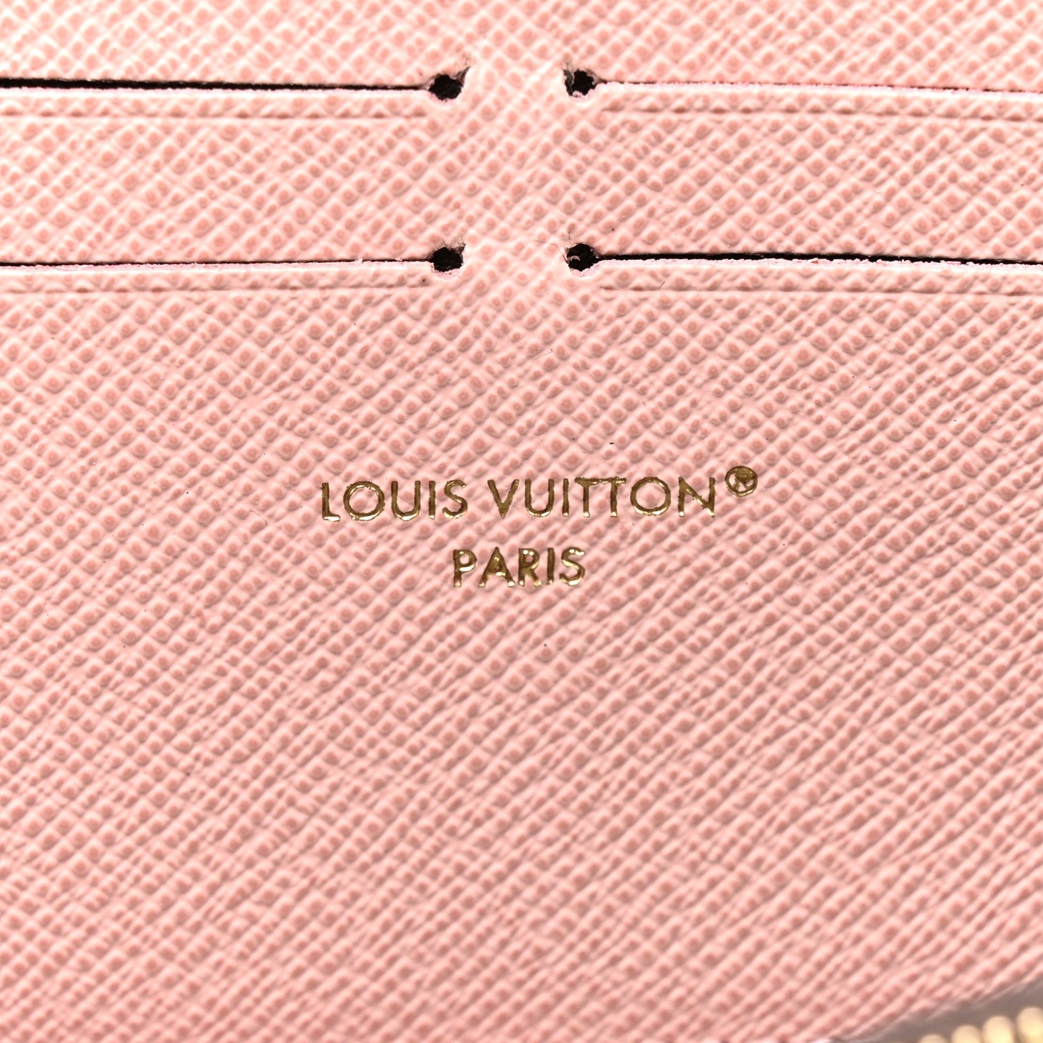 Monogram Clemence Wallet Rose Ballerine