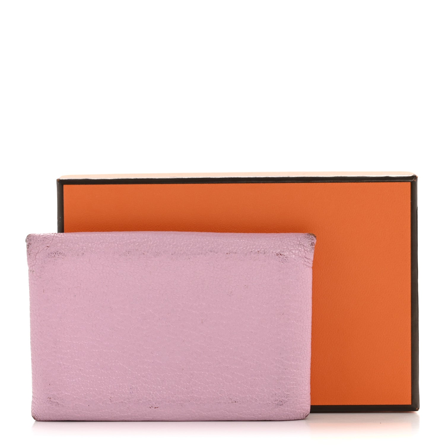 Chevre Mysore Calvi Card Case Mauve Sylvestre