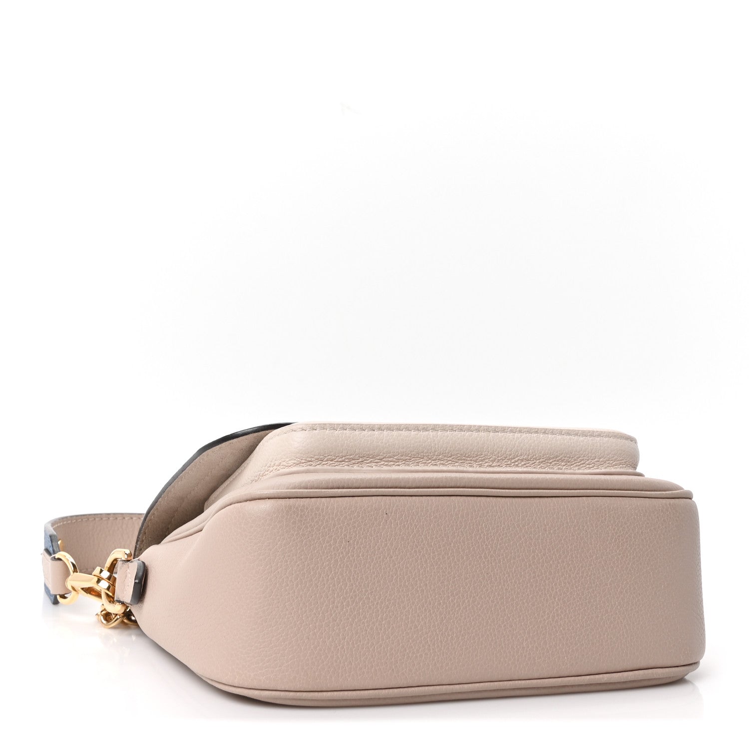 Grained Calfskin Lockme Tender Greige