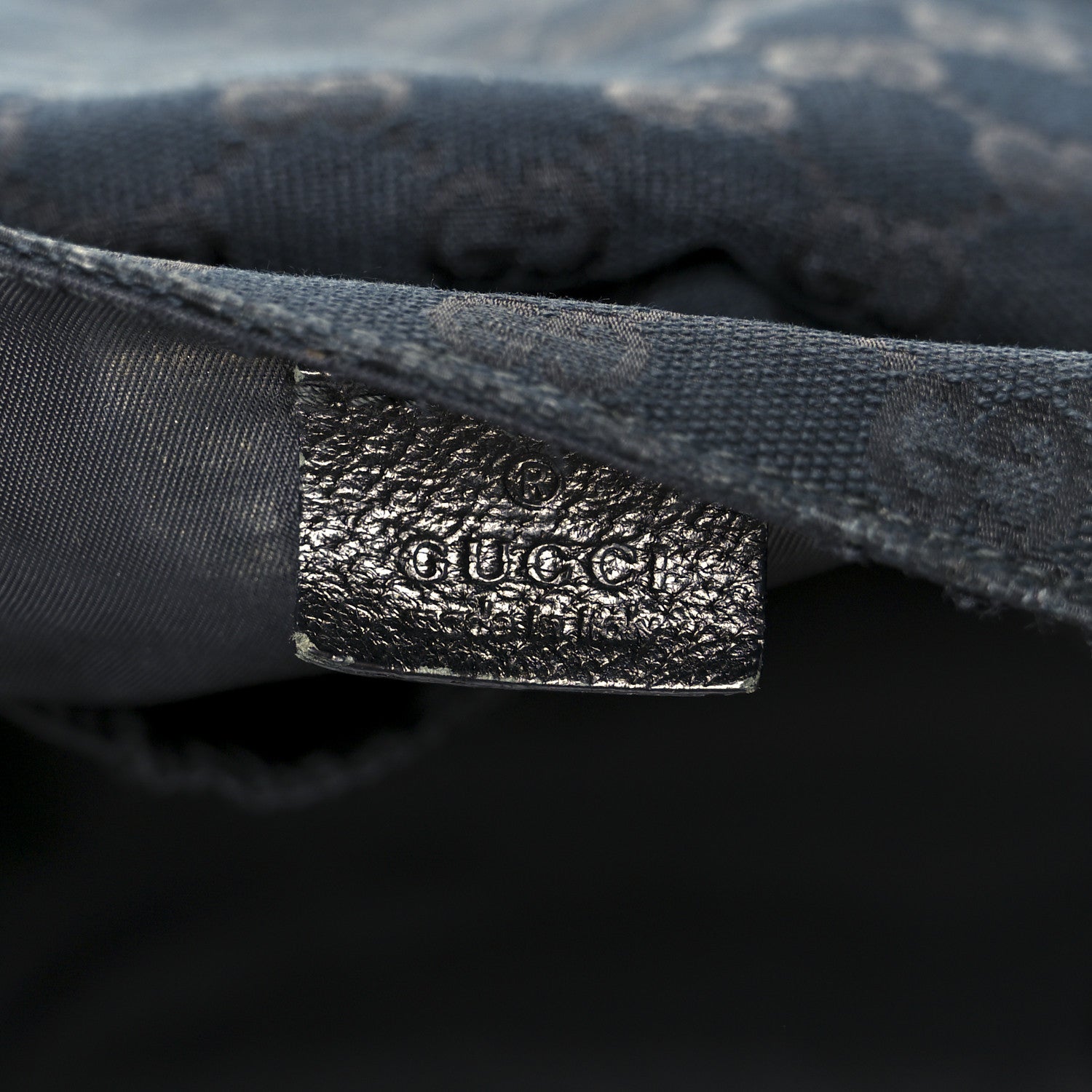 Monogram Diaper Messenger Bag Black