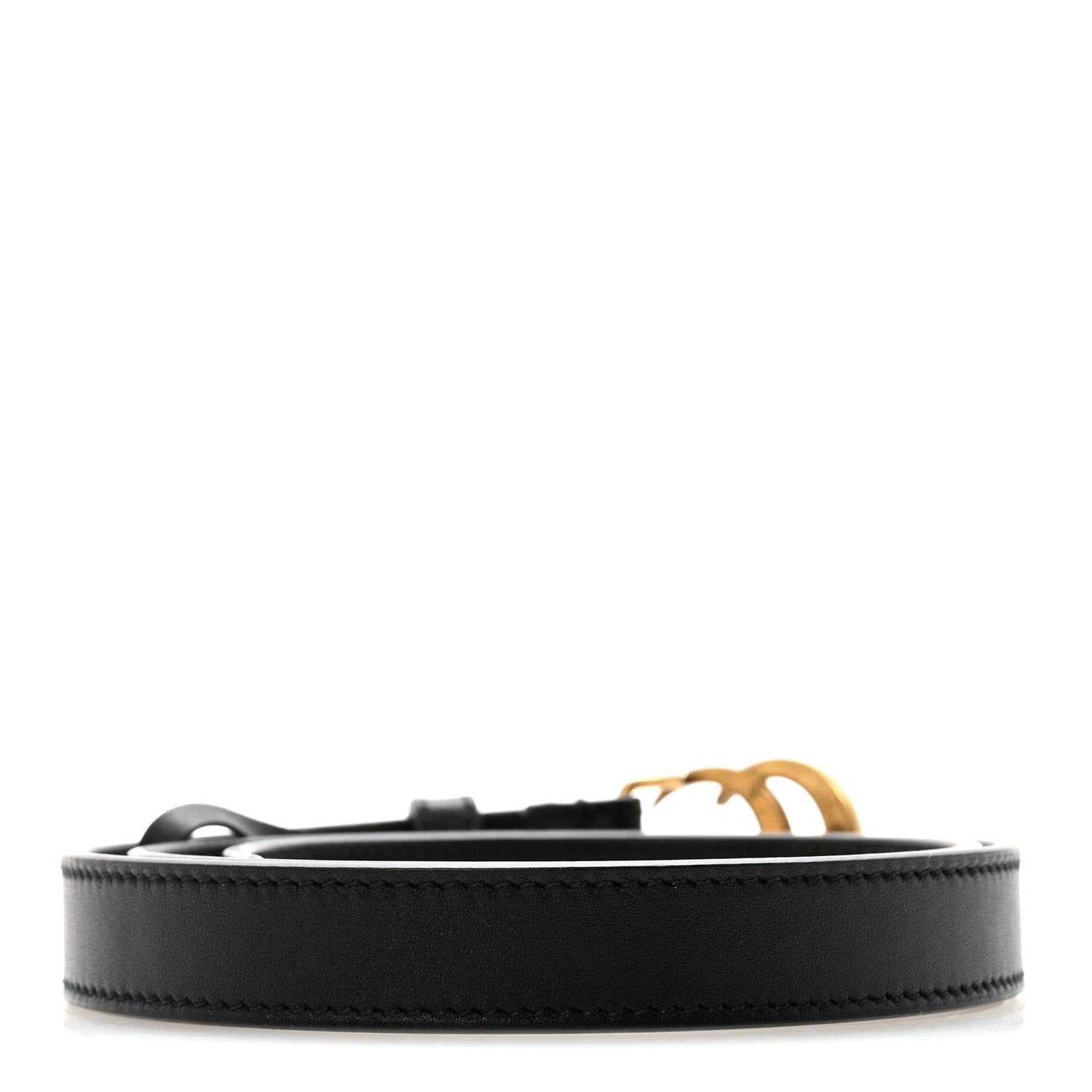 Calfskin Double G 75 30 Belt Black