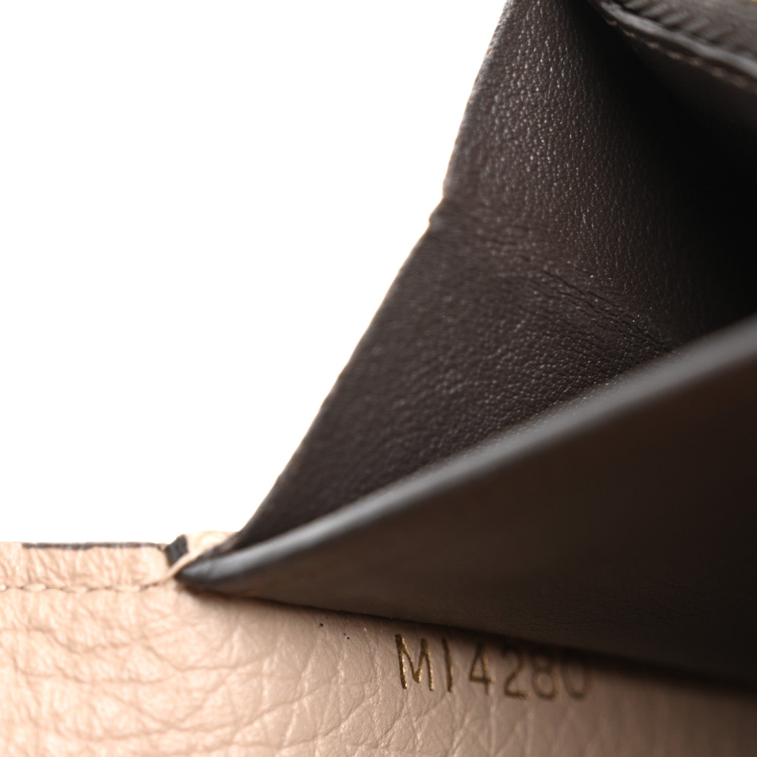 Taurillon Capucines Wallet Galet