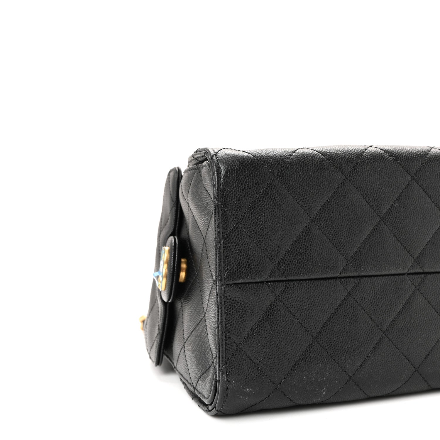 Caviar Quilted Small Chanel 25 Handbag Black