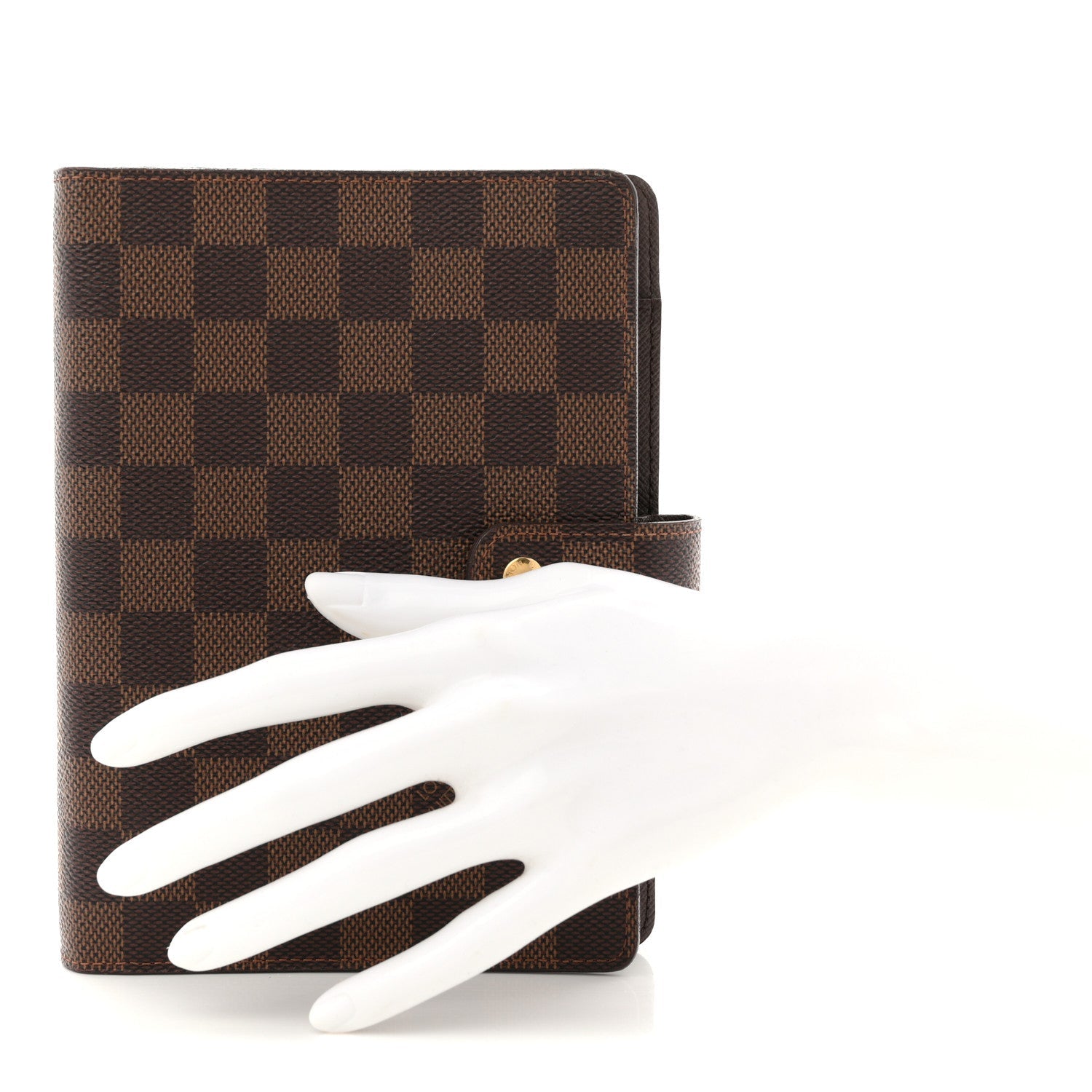 Damier Ebene Medium Ring Agenda Cover