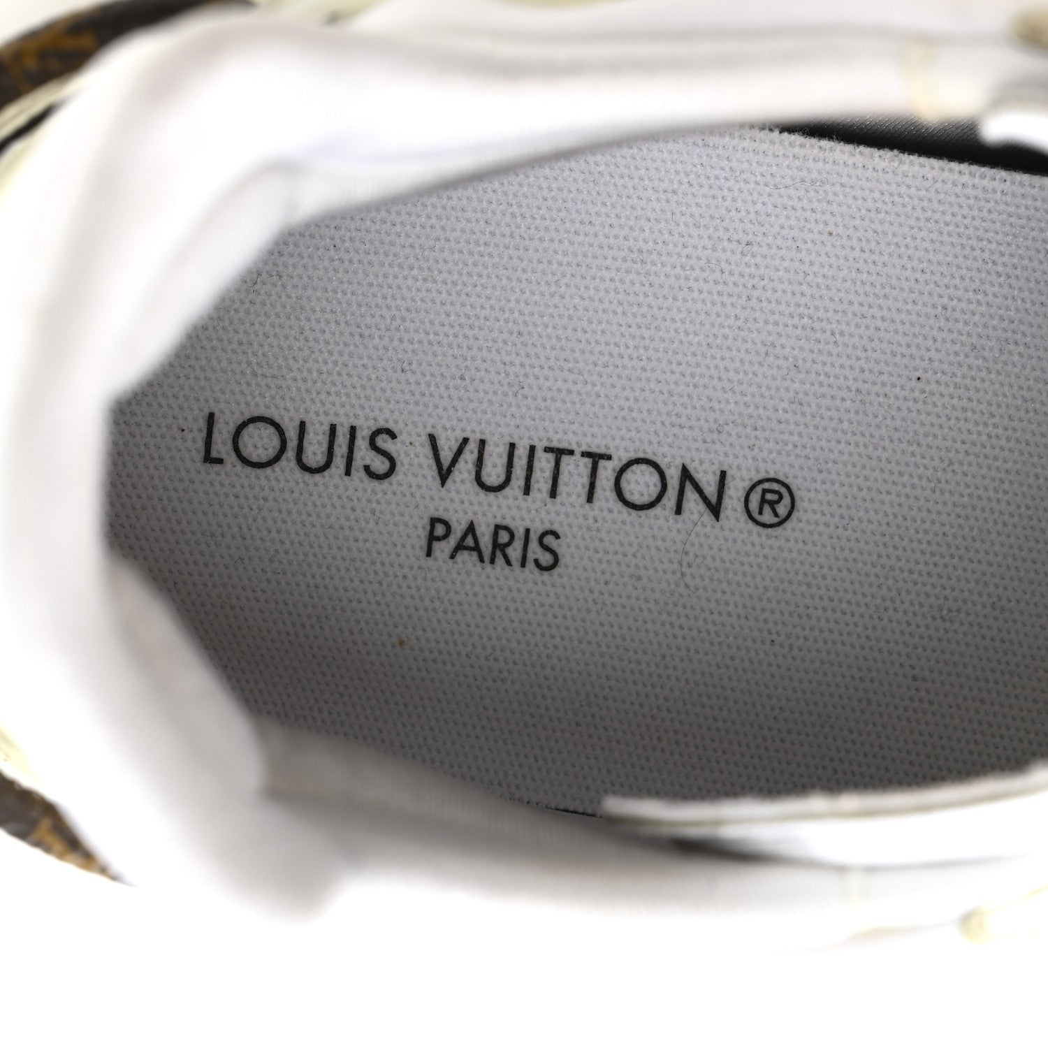 Monogram Calfskin Run 55 Sneakers 38 White