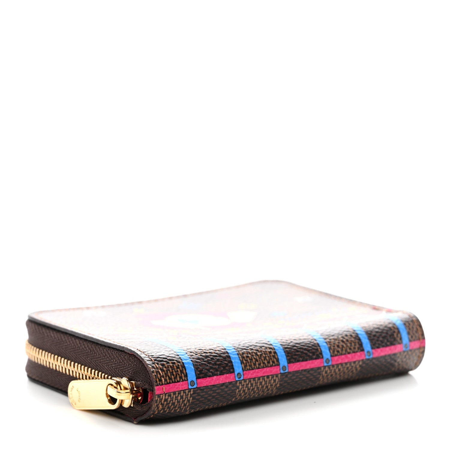 Damier Ebene 2020 Christmas Animation Roller Coaster Zippy Coin Purse Pivoine