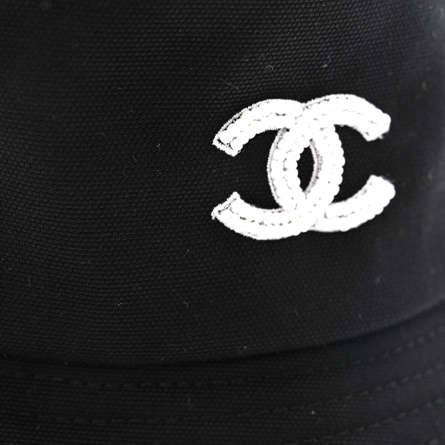 Cotton Pearl CC Bucket Hat S Black