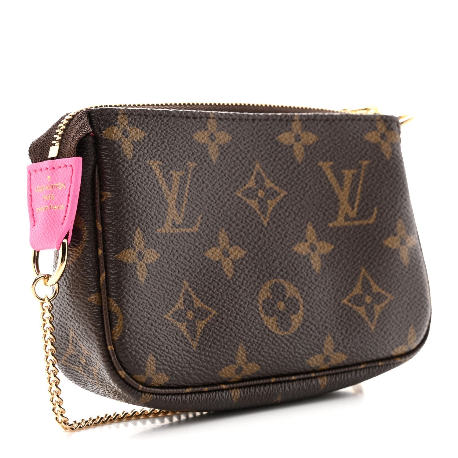 Monogram 2022 Christmas Animation Seoul Mini Pochette Accessories Fuchsia