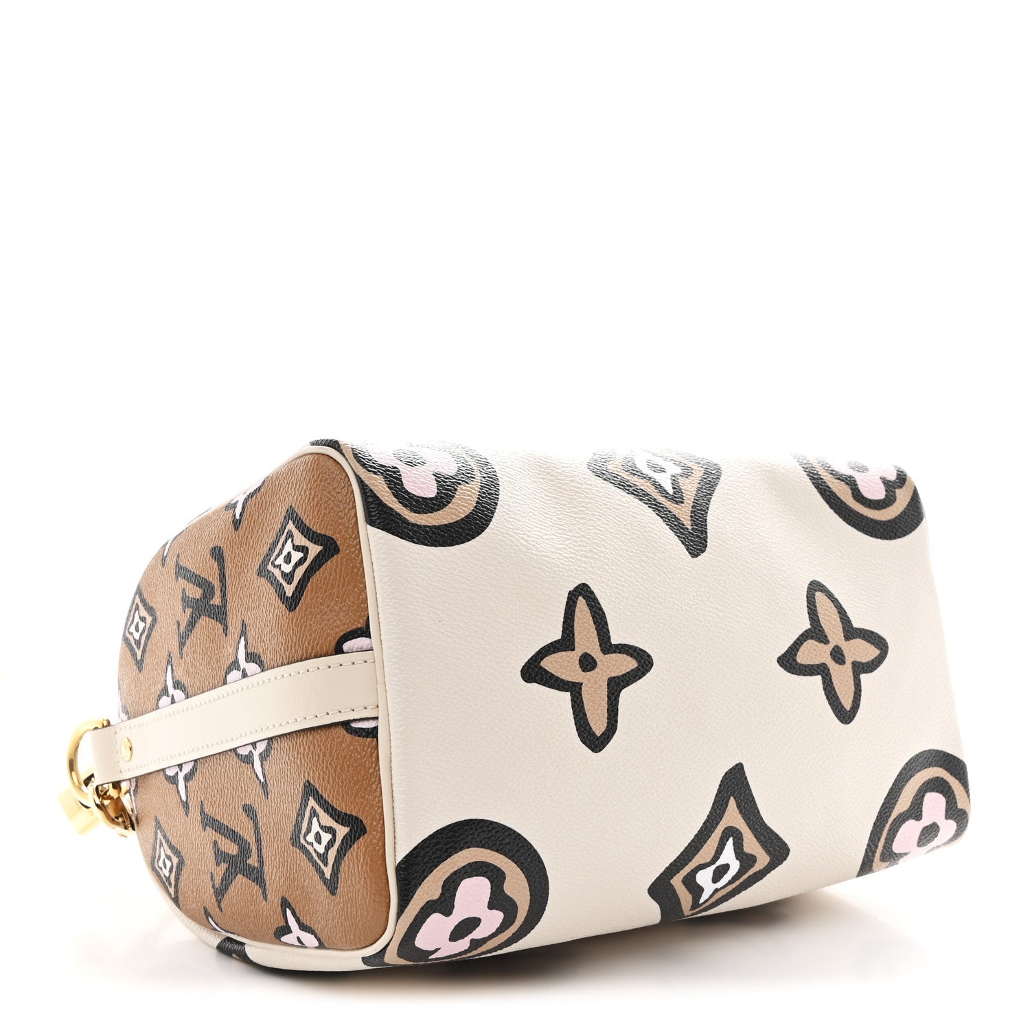 Monogram Giant Wild At Heart Speedy Bandouliere 25 Creme