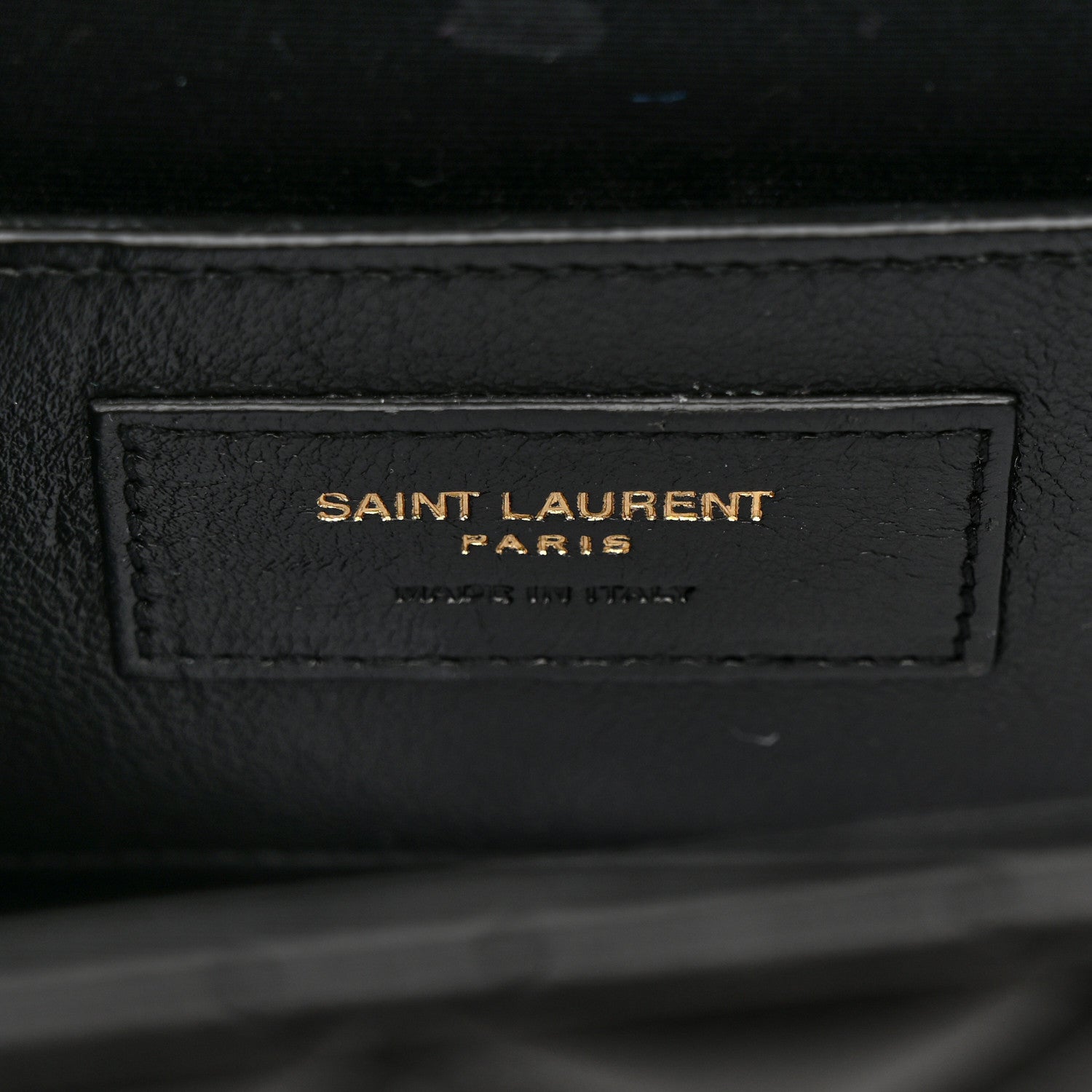 Lambskin Mixed Matelasse Triquilt Small Monogram Satchel Black